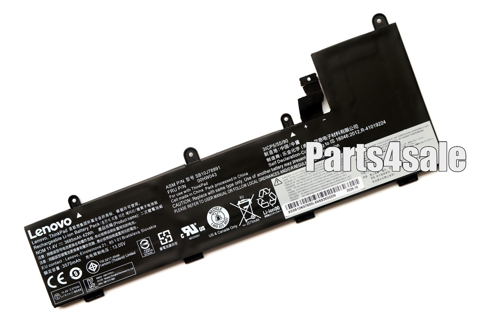 Genuine 01AV443 00HW043 00HW044 Battery For Lenovo ThinkPad Yoga 11e 4th Gen