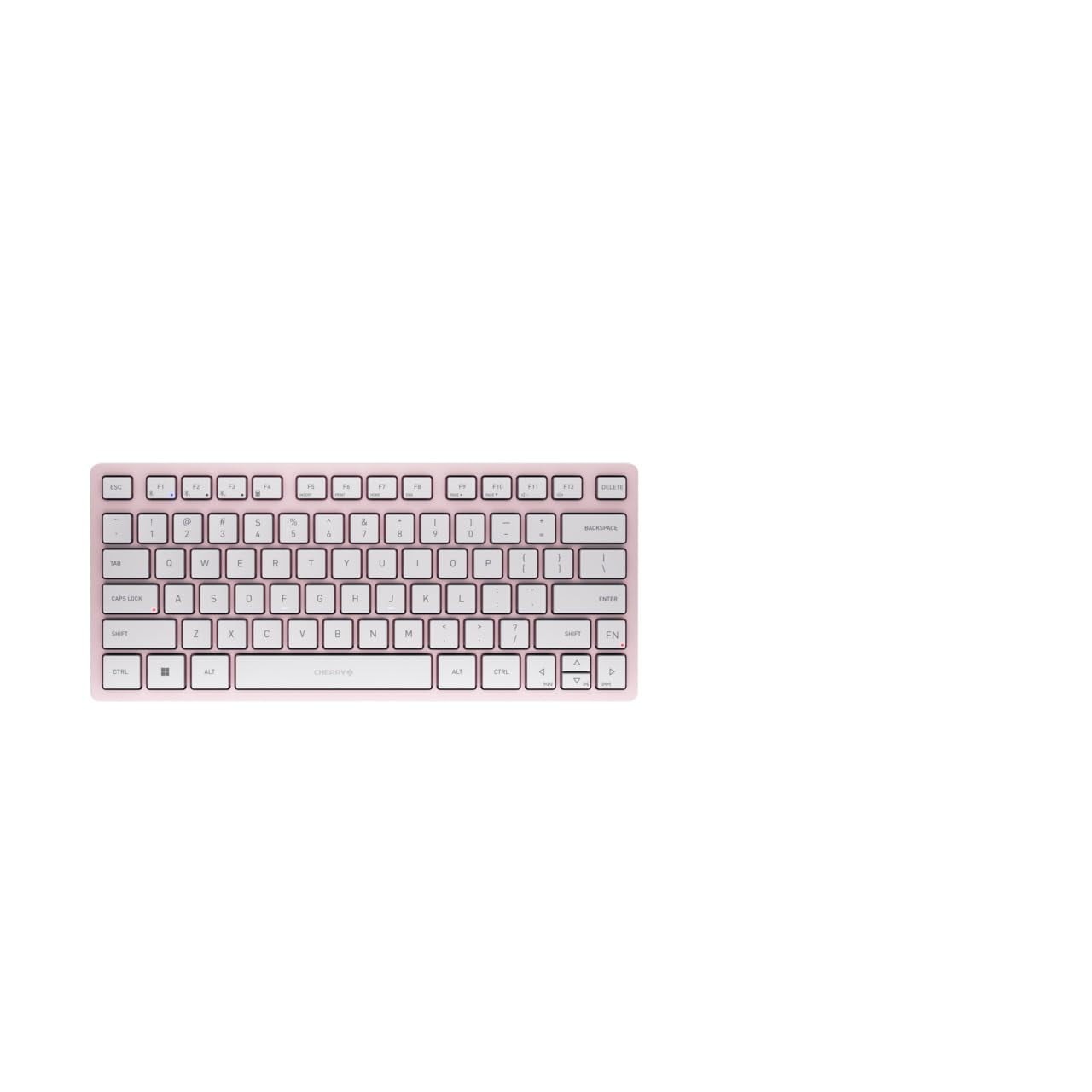 Cherry KW 7100 MINI BT Compact Wireless Keyboard, Cherry Blossom (jk7100us19)