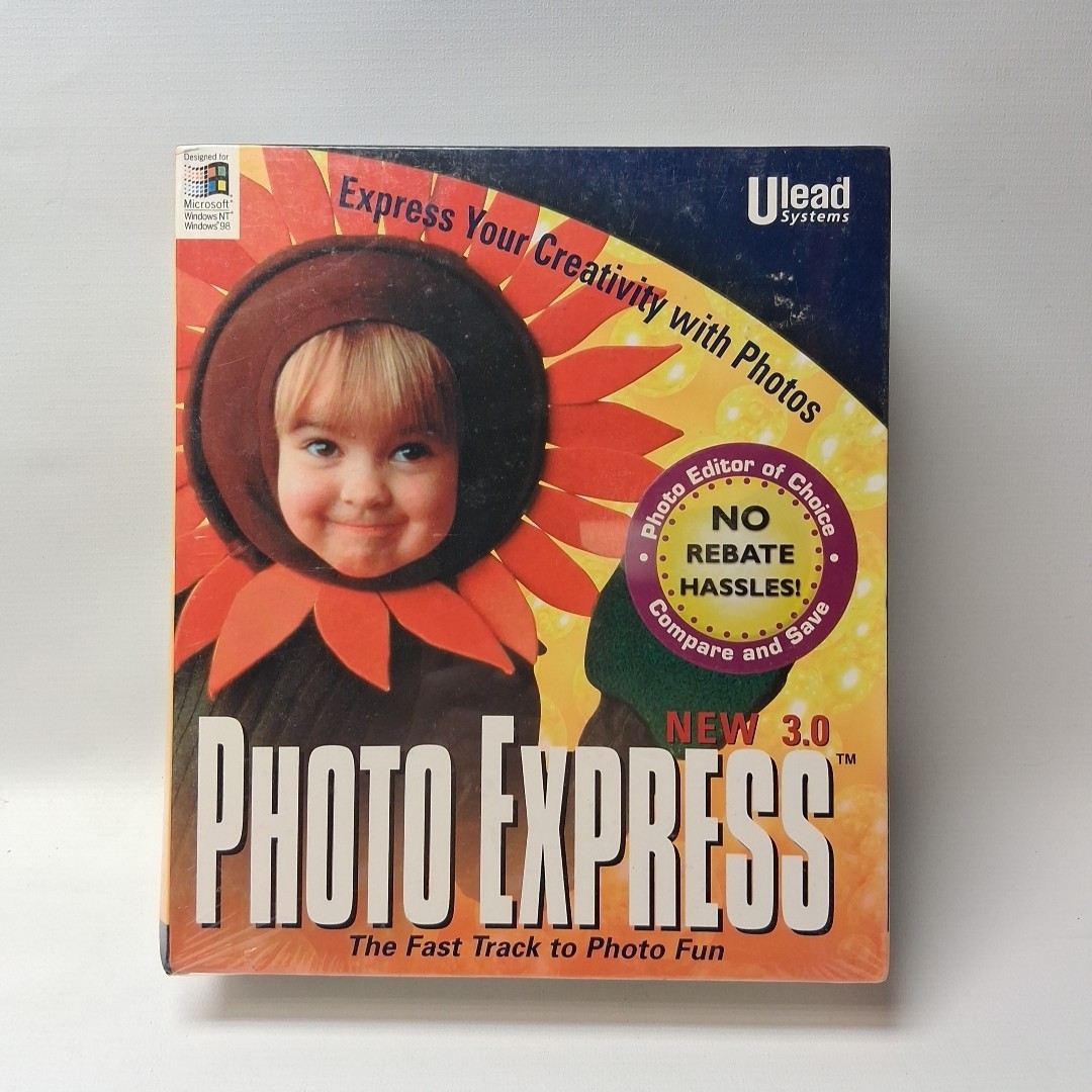 ULEAD SYSTEMS PHOTO EXPRESS 3.0 WINDOWS NT & WINDOWS 98 BIG BOX NEW SEALED