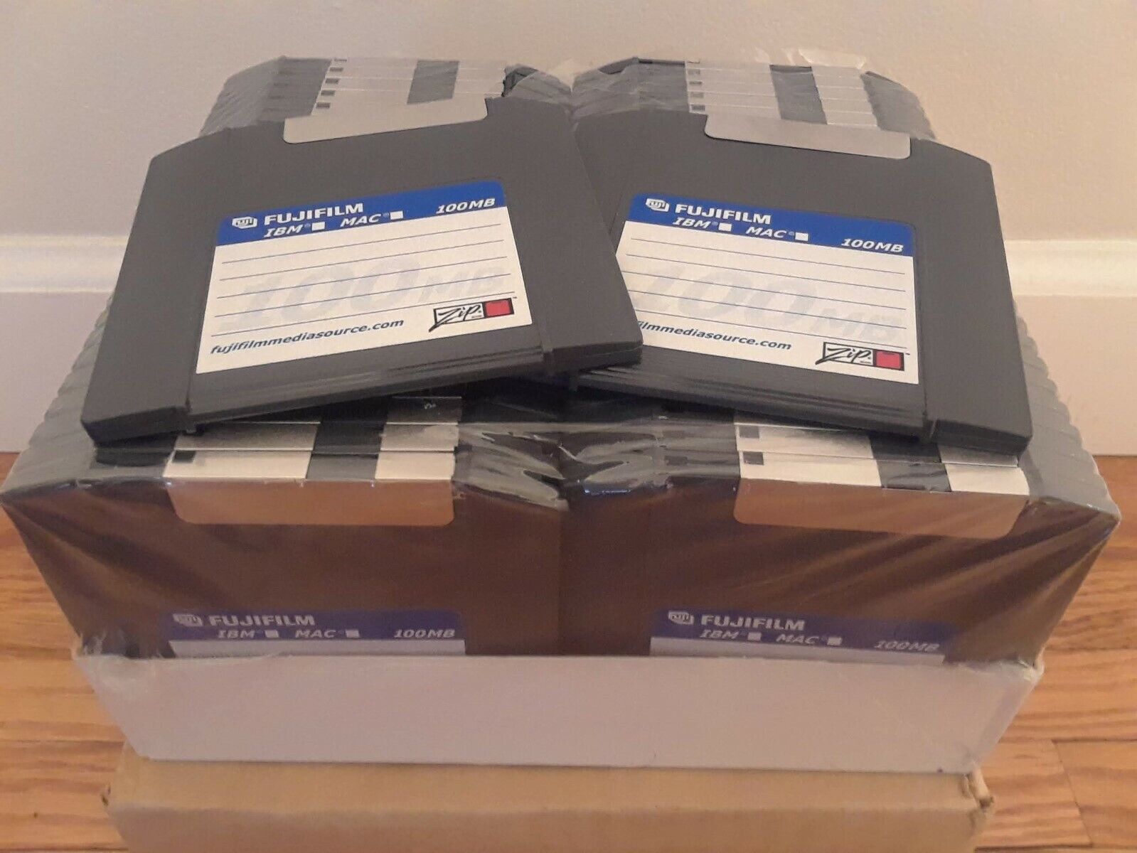 1 to 50 New FujiFilm Zip 100 MB Disk PC Mac Disks for Iomega Zip Drive NO Case