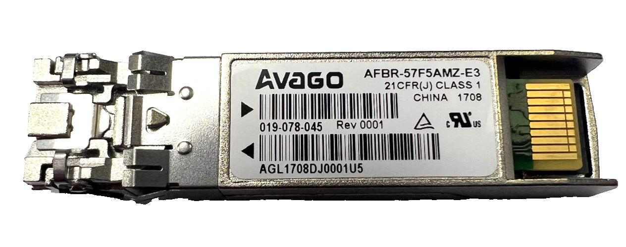 LOT OF 162 AVAGO AFBR-57F5AMZ-E3 Transceivers 019-078-045