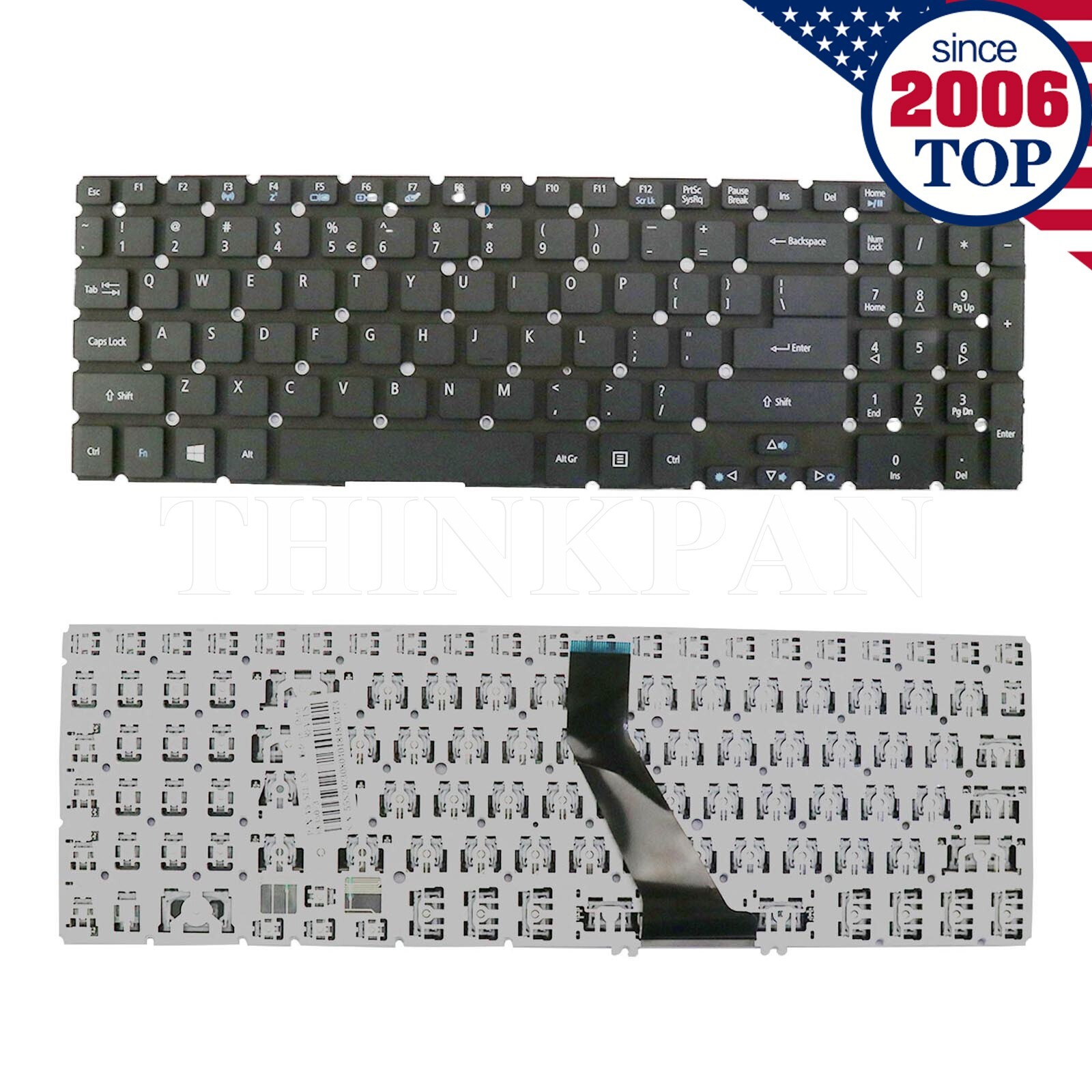 Genuine US Keyboard for Acer Aspire V5-531/P V5-551G V5-571/G V5-571PG V5-573/G