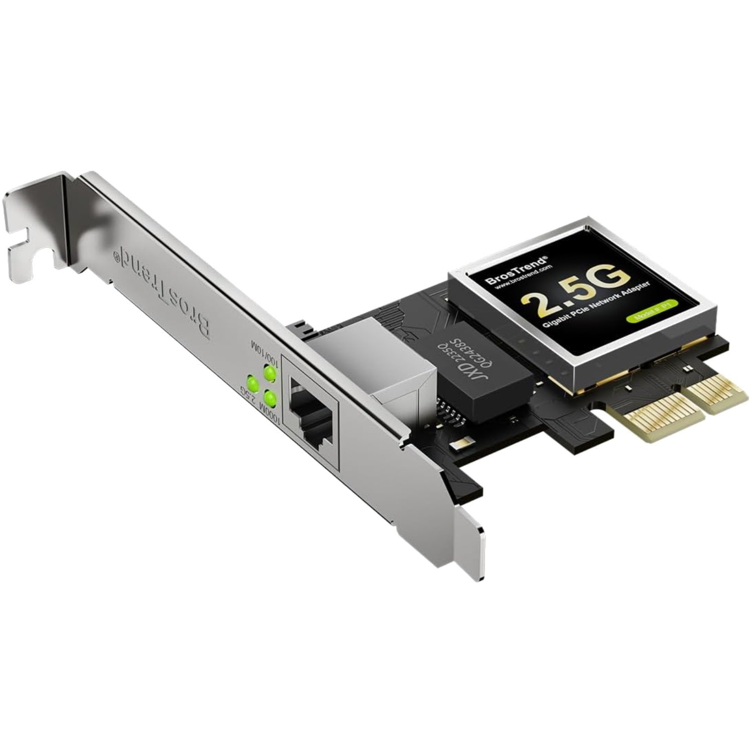 Ultra-Fast 2.5Gb PCIe Gaming Network Card with Realtek Chip - Windows Compatible