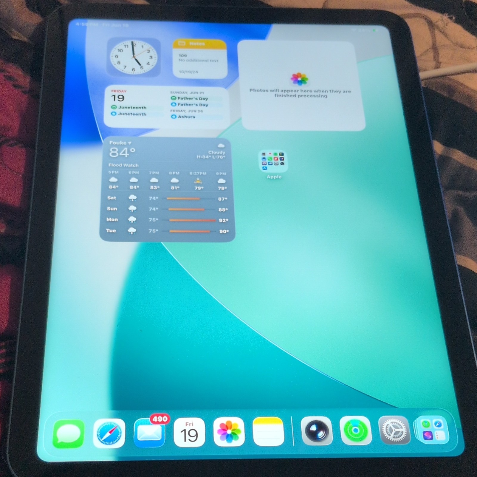Apple iPad Tablet - Blue - Apple iPad Series - Model A2696 (MPN A2696)
