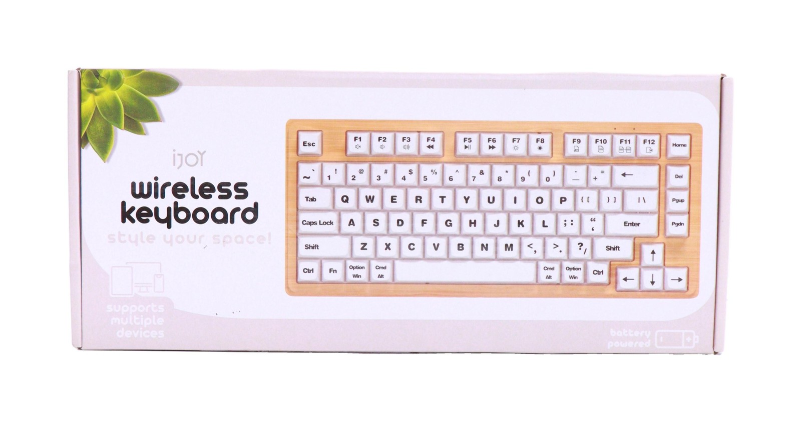 iJoy Wireless Wooden Keyboard