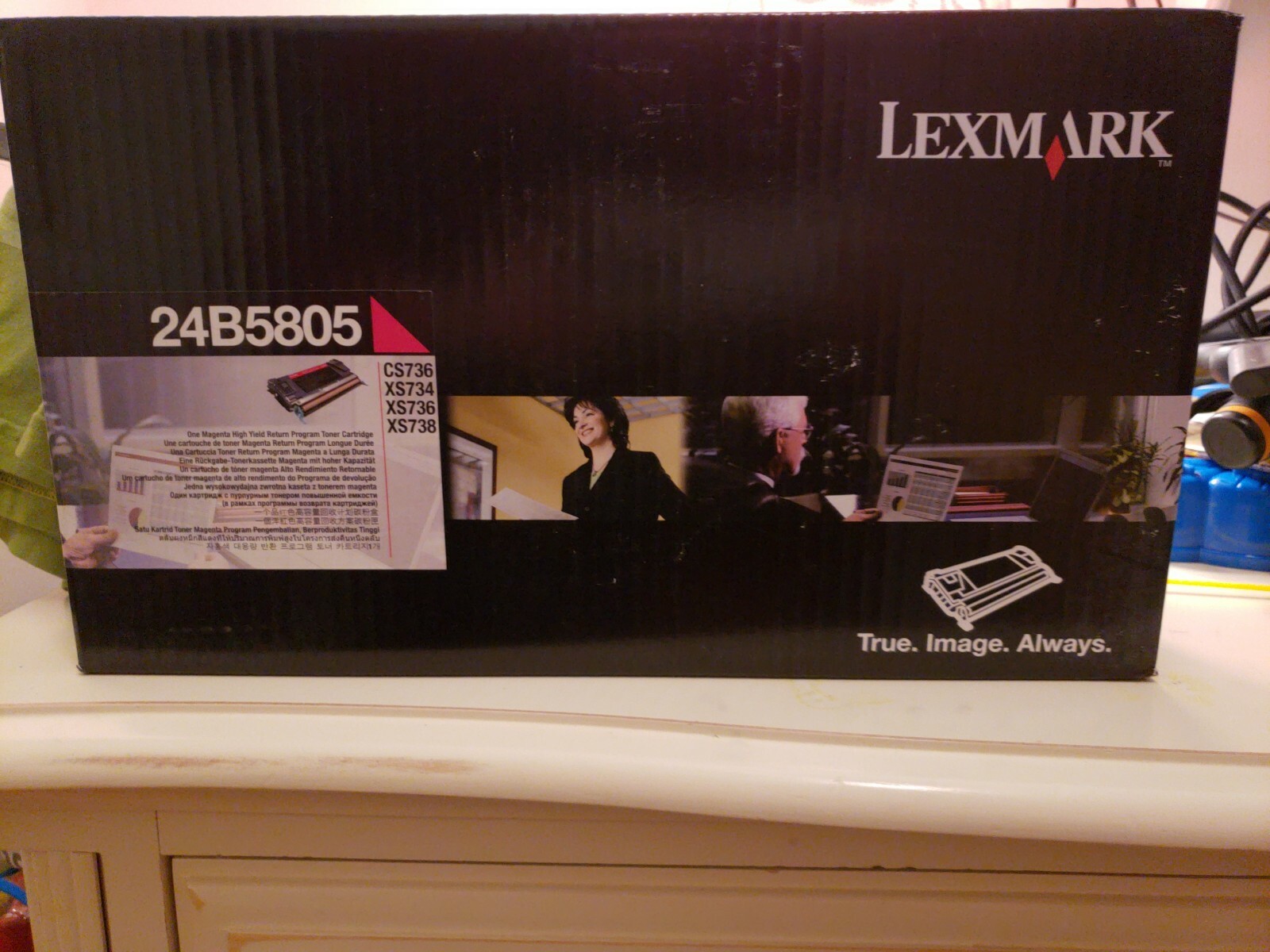 Lexmark 24B5805 Magenta High Yield Toner Cartridge Genuine CS736 XS734 XS736 
