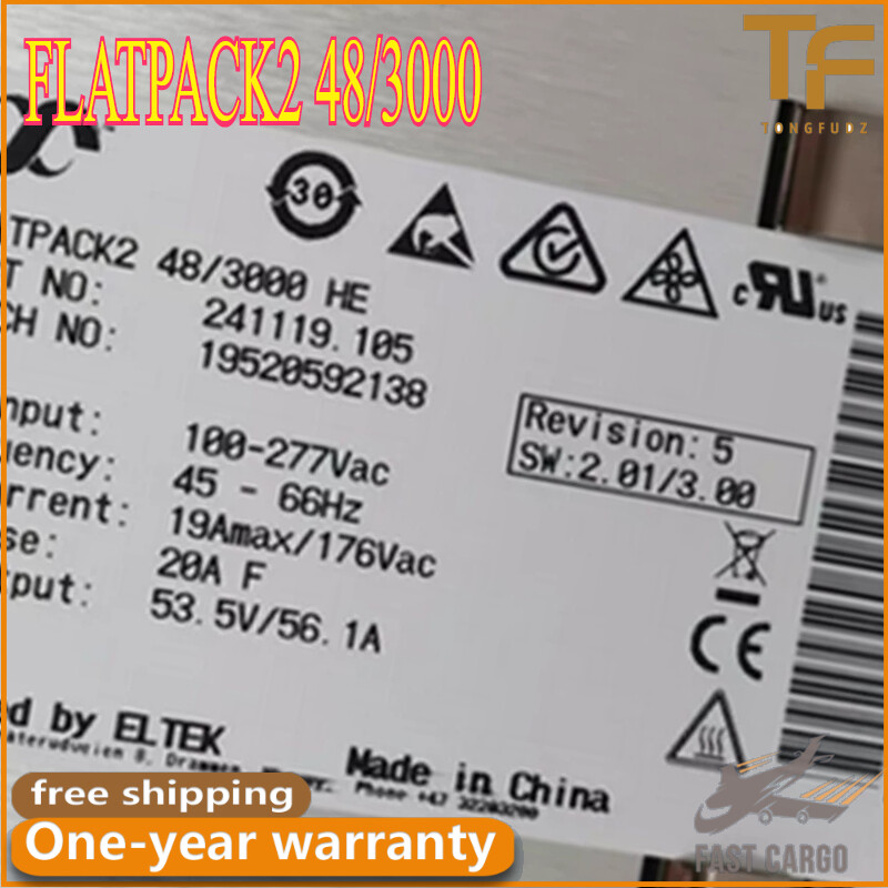 1PC FOR NEW ELTEK FLATPACK2 48/3000 HE High Efficiency Power Supply 241119.105
