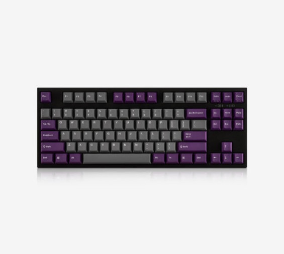 LEOPOLD FC750RBT PD Gray Purple 87-Key TKL English Bluetooth 5.1 Mechanical Key