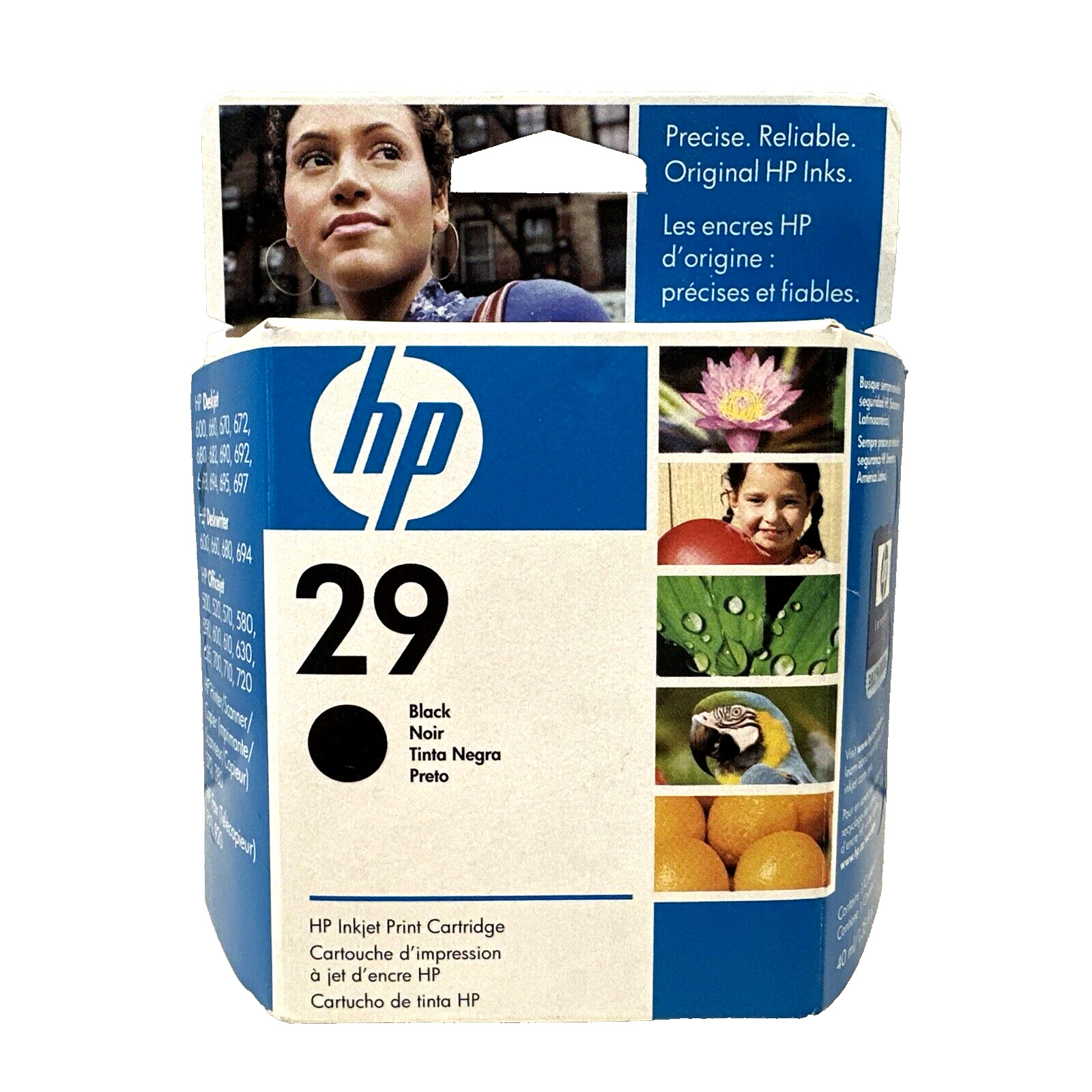 New Sealed In Box Genuine HP 29 Black Ink Cartridge 51629A  Expired 09/2010