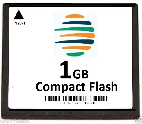 MEM-CF-256U1GB 1GB 3rd Party Compact Flash Cisco 1900 2900 3900 Series Routers 