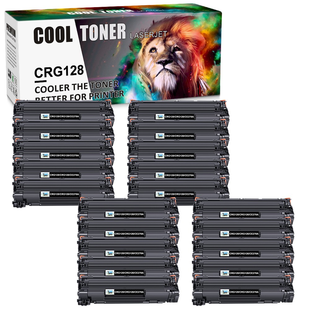 20 Pack Toner 3500B001AA For Canon 128 ImageClass D530 MF4550D MF4880dw MF4890dw