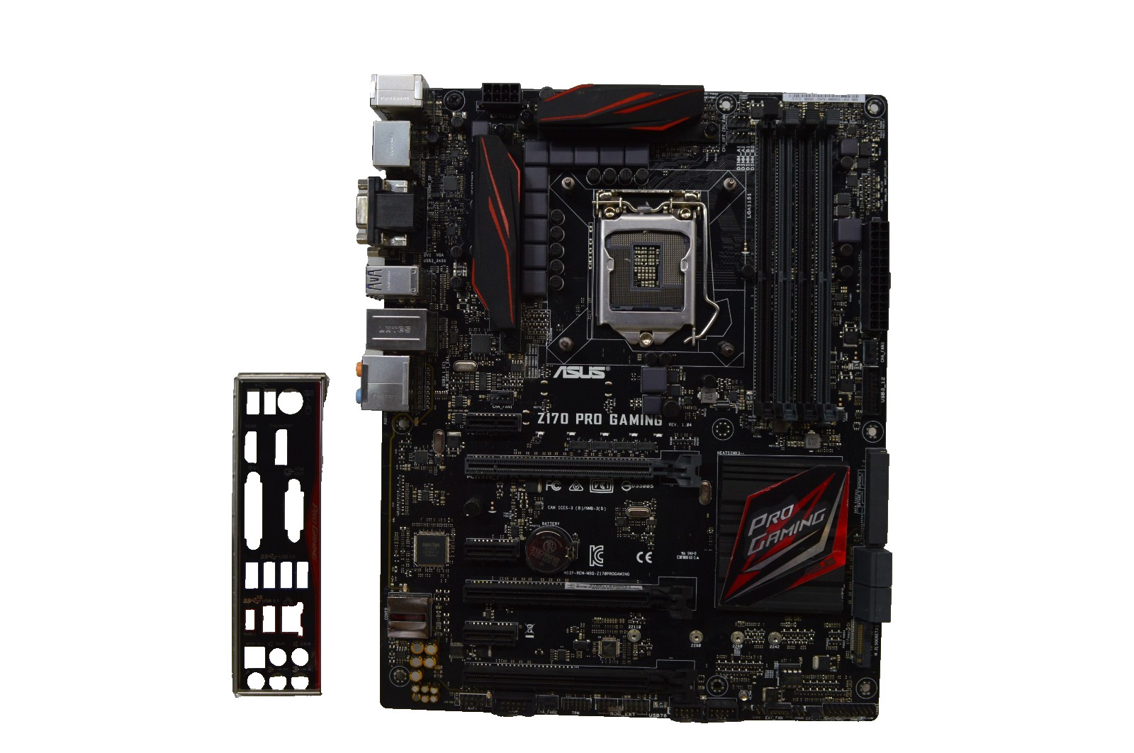 ASUS Z170 PRO GAMING Intel Socket LGA 1151 DDR4 ATX Motherboard w I/O Shield