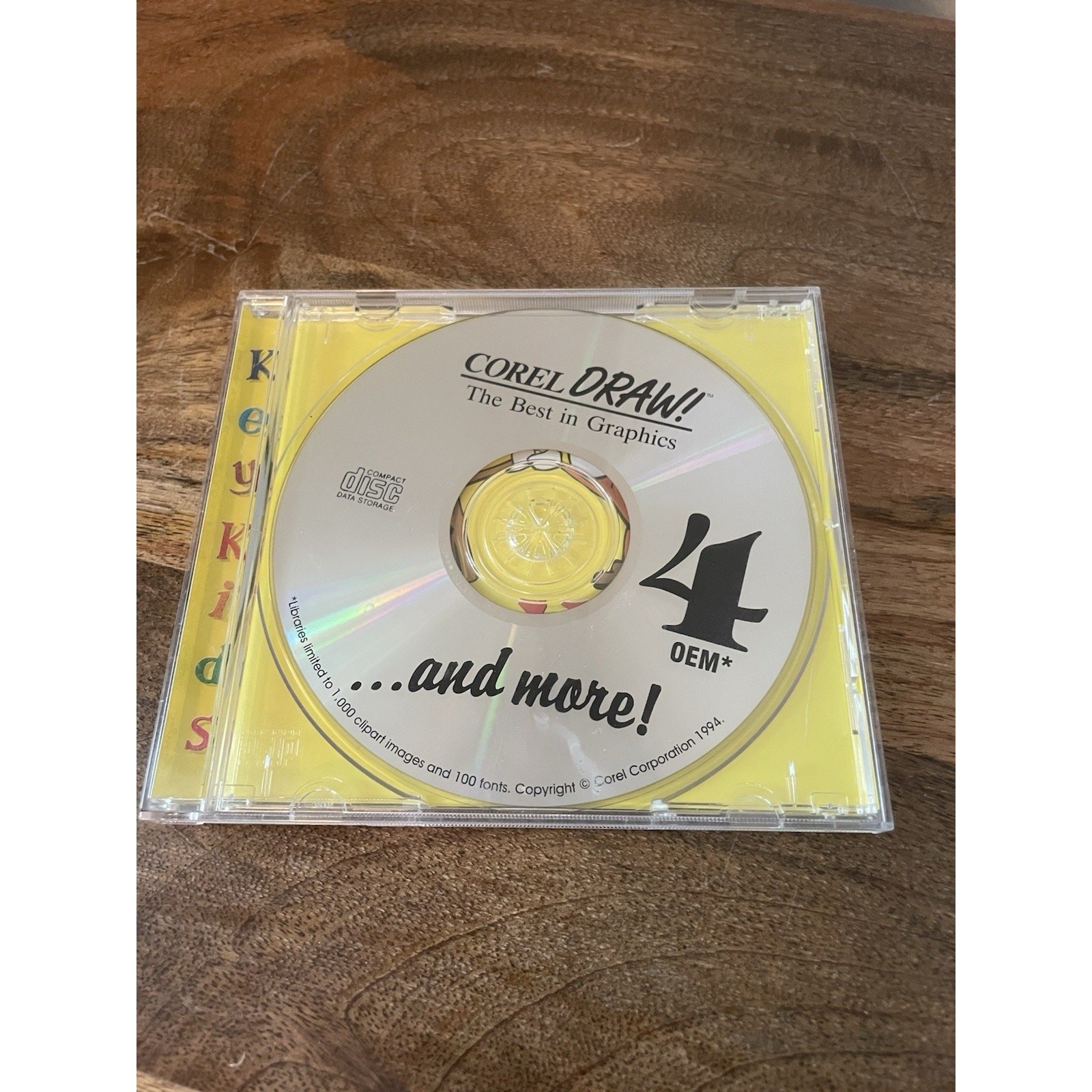 Corel Draw 4 The Best In Graphics And More OEM CD