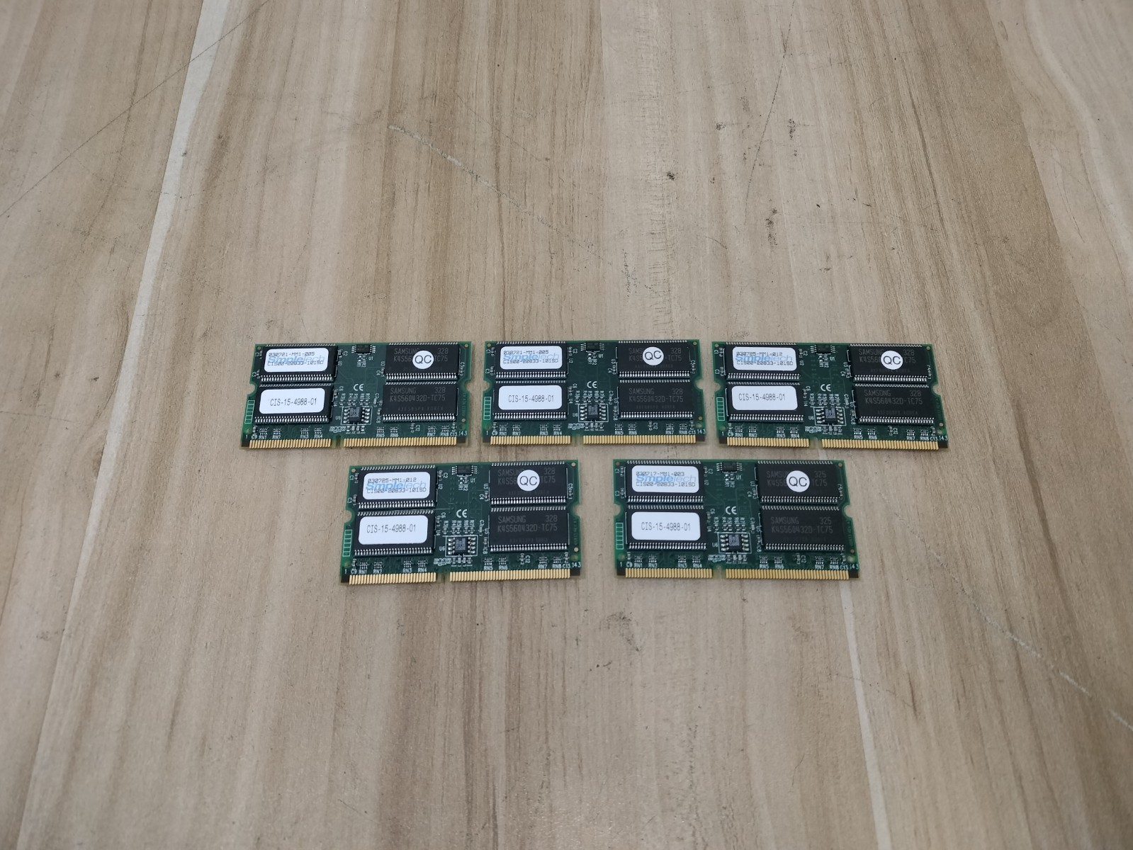 LOT OF 5 - SimpleTech CIS-15-4988-01 512MB SODIMM for Catalyst 6000 6500 MSFC2