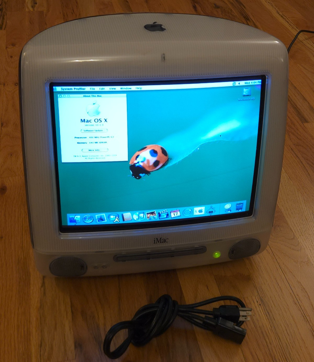 CLASSIC 1999 Apple iMac G3 M5521 - Graphite with Power Cord