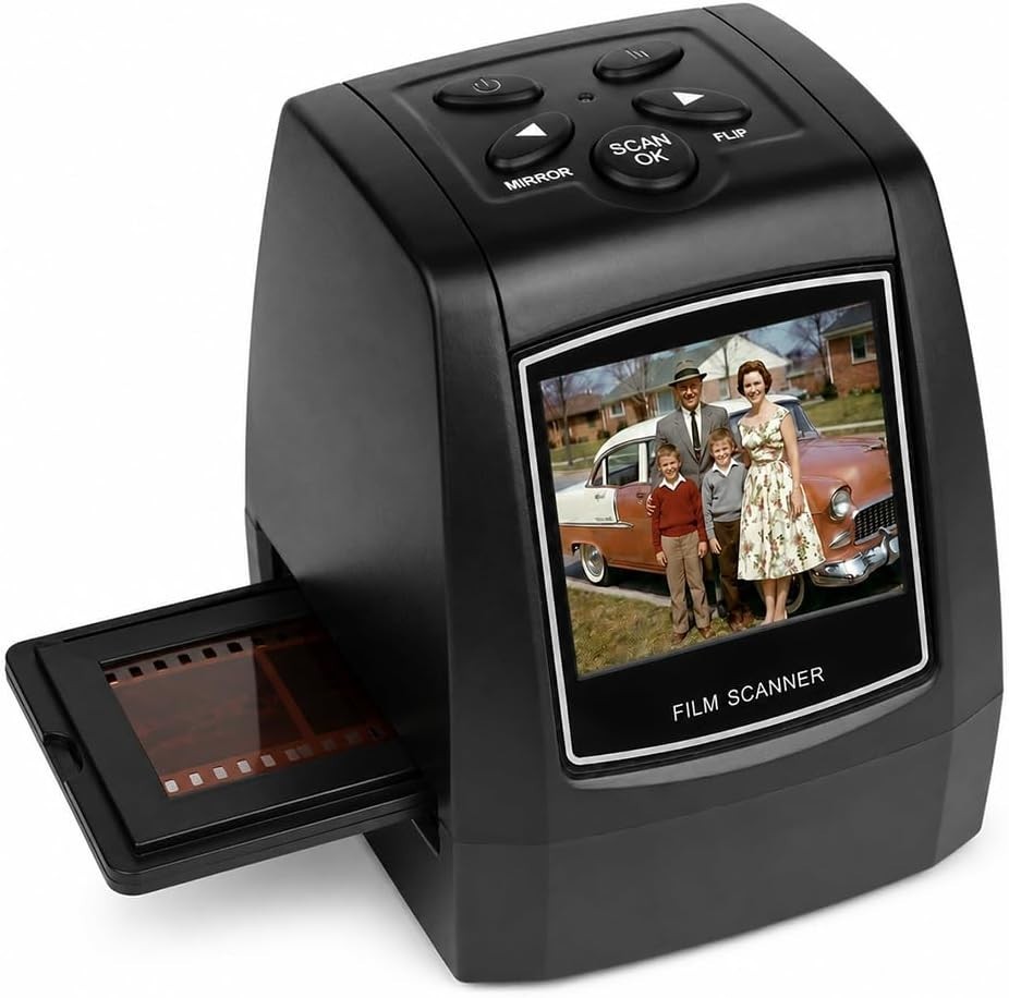 Memory Vault Box Negative Scanner, Converts 135 Film & Slides to Digital 35mm