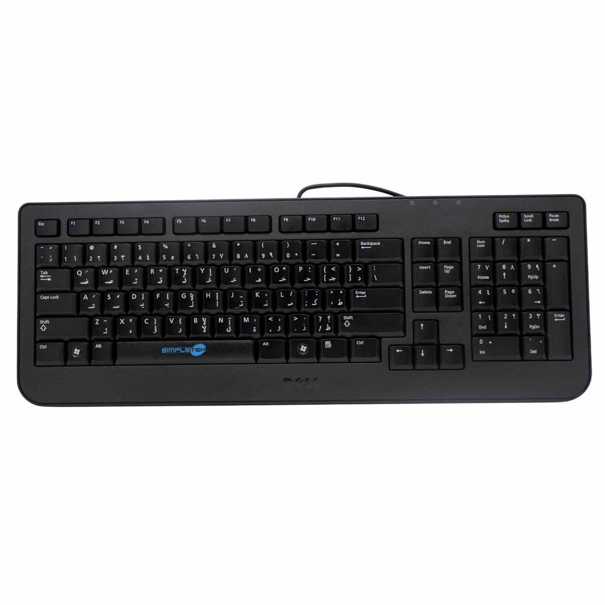 Dell 0y547k Sk-8185 Keyboard Wired USB Qwerty Layout Arabian Ar Universal_