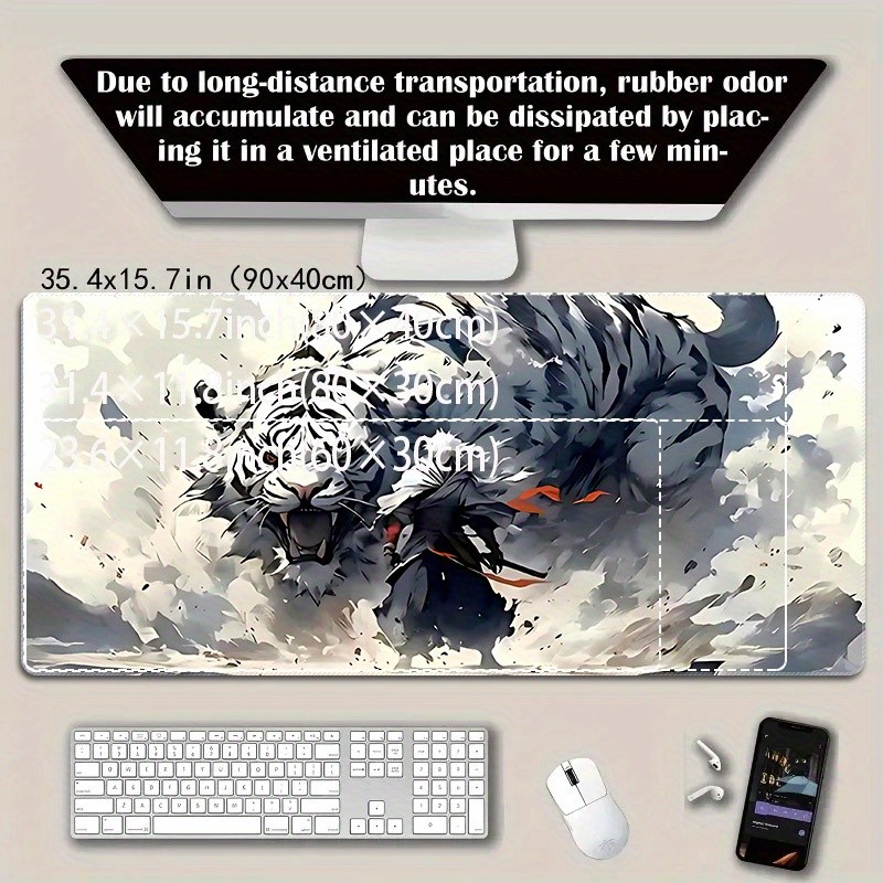 High-Quality Extended Gaming Mouse Pad, Premium Non-Slip Mouse Pad, Suitable f