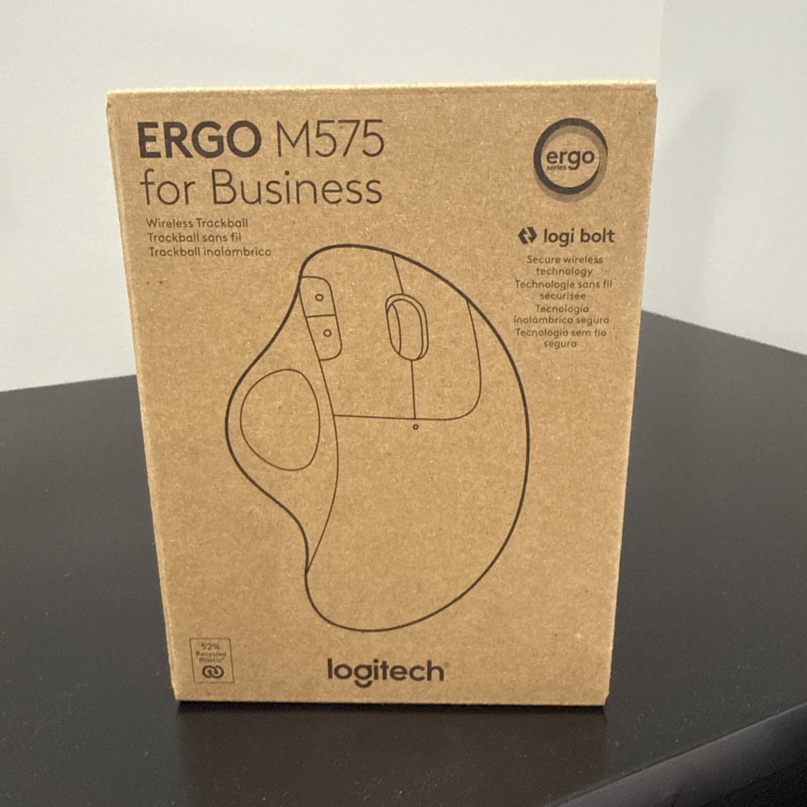 Logitech ERGO M575 for Business Wireless Trackball Mouse Logi Bolt
