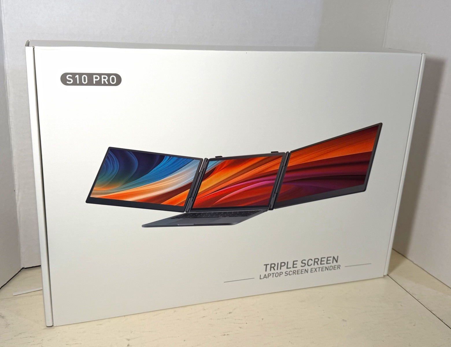 S10 PRO Triple Screen Laptop Screen Extender, Universal Compatibility