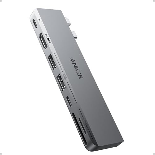 Anker 547 USB-C Hub for MacBook 7-in-2 Thunderbolt 4 USB-C Port 4K HDMI 2 USB-A