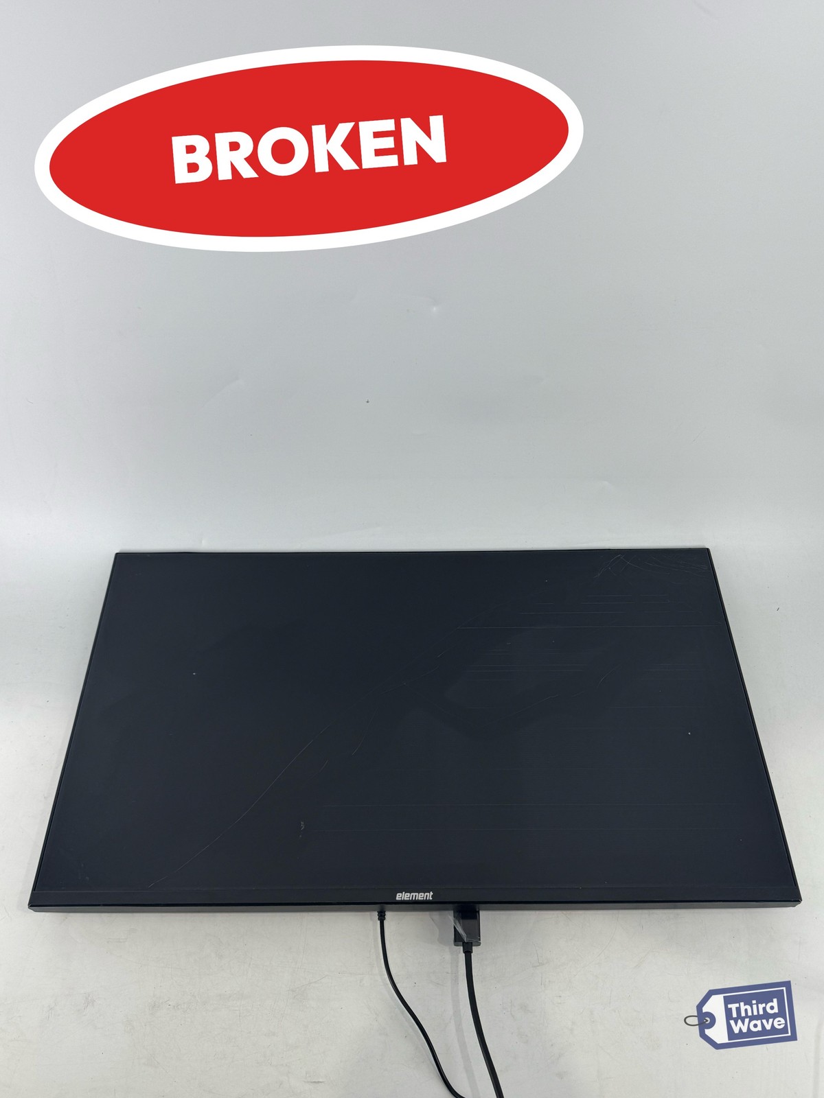 (BROKEN) Element 27 in Frameless LED PC Monitor FHD 1080p 75Hz IPS HDMI VGA (2)