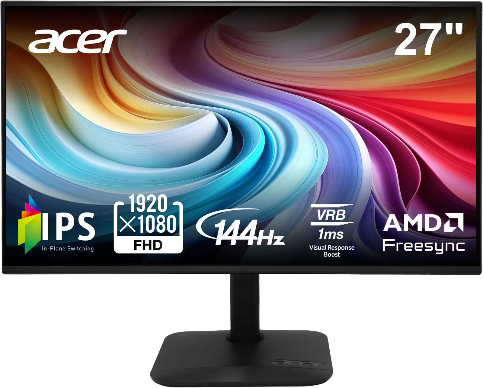 Acer - 27IPS Full HD AMD FreeSync Monitor - Up to 144Hz, 1ms (HDMI, VGA) - ...