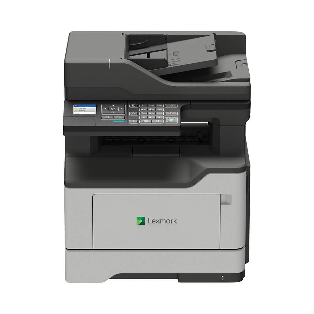 Lexmark XM1242 MFP mono laser Printer 36S0740 Copy Fax Scan with toner low count