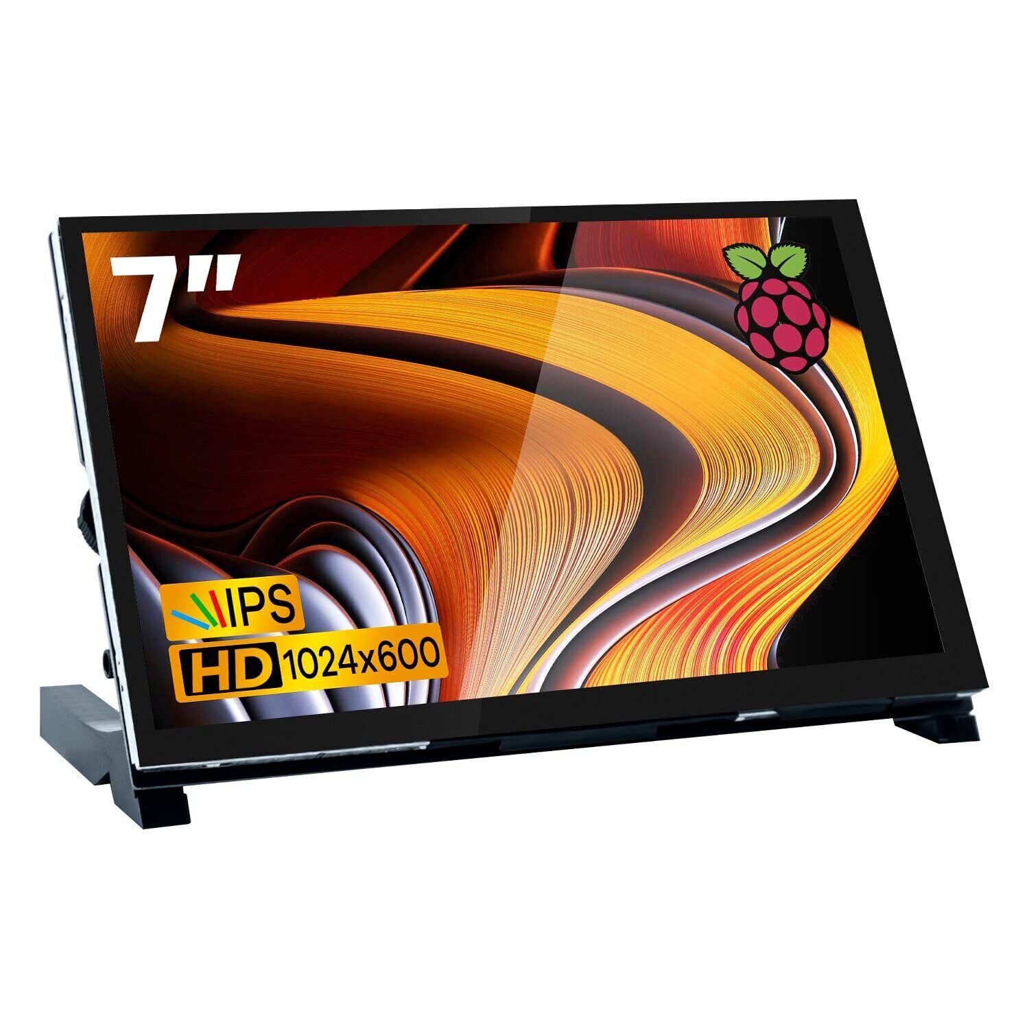 7 Inch IPS LCD Touch Screen Raspberry Pi Monitor Display 1024×600 Capacitive ...
