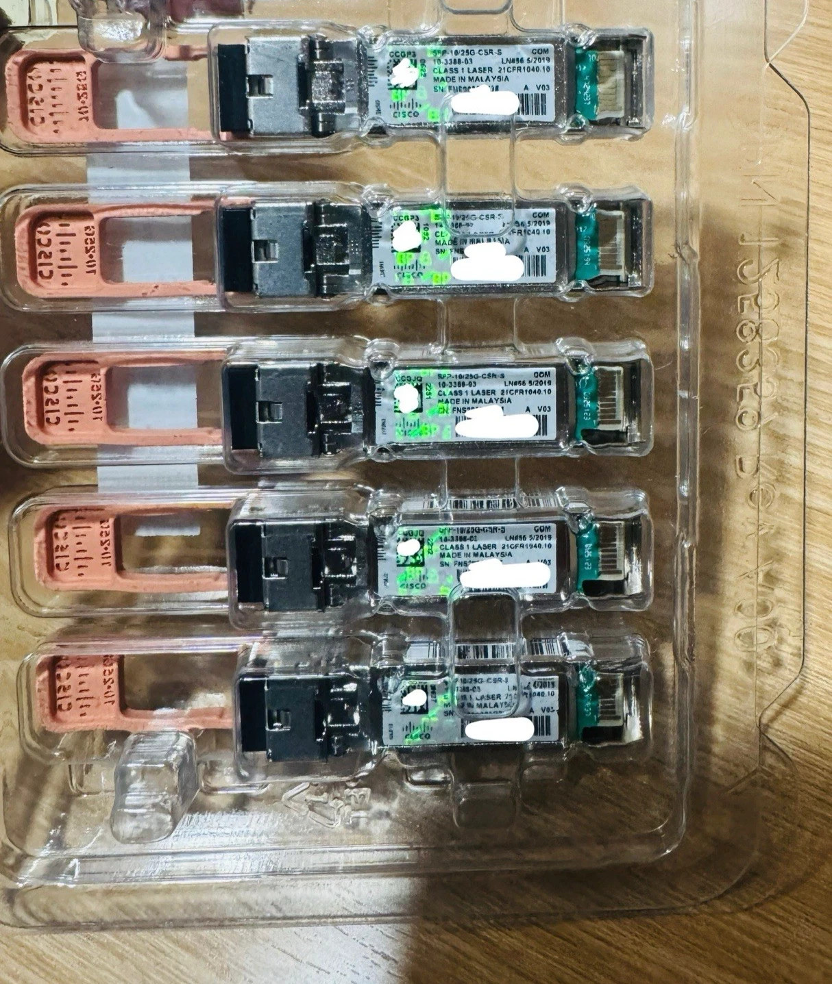 1 unit - New Cisco SFP-10/25G-CSR-S 25GB BASE-CSR 850nm MMF SFP28 Transceiver