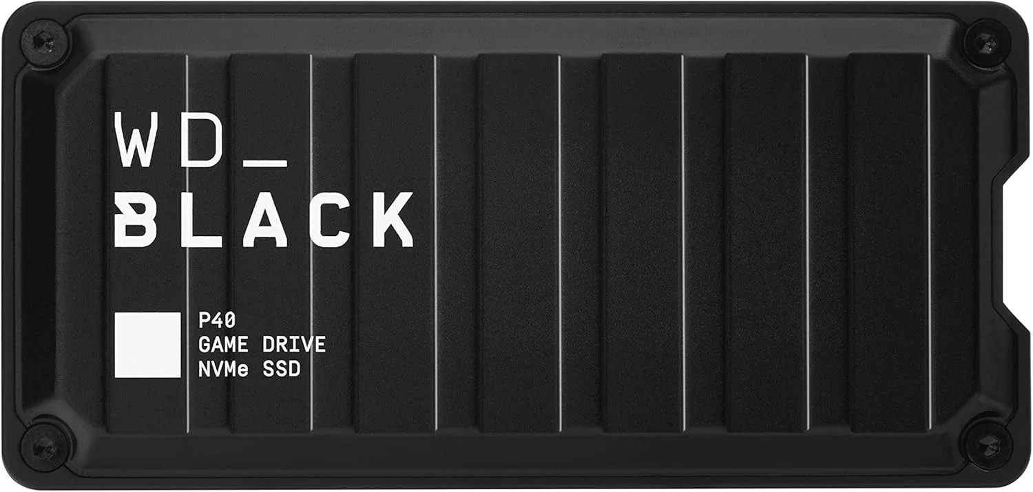Western Digital 1TB P40 Game Drive SSD - Up to 2,000MB/s, RGB Lighting, Portable