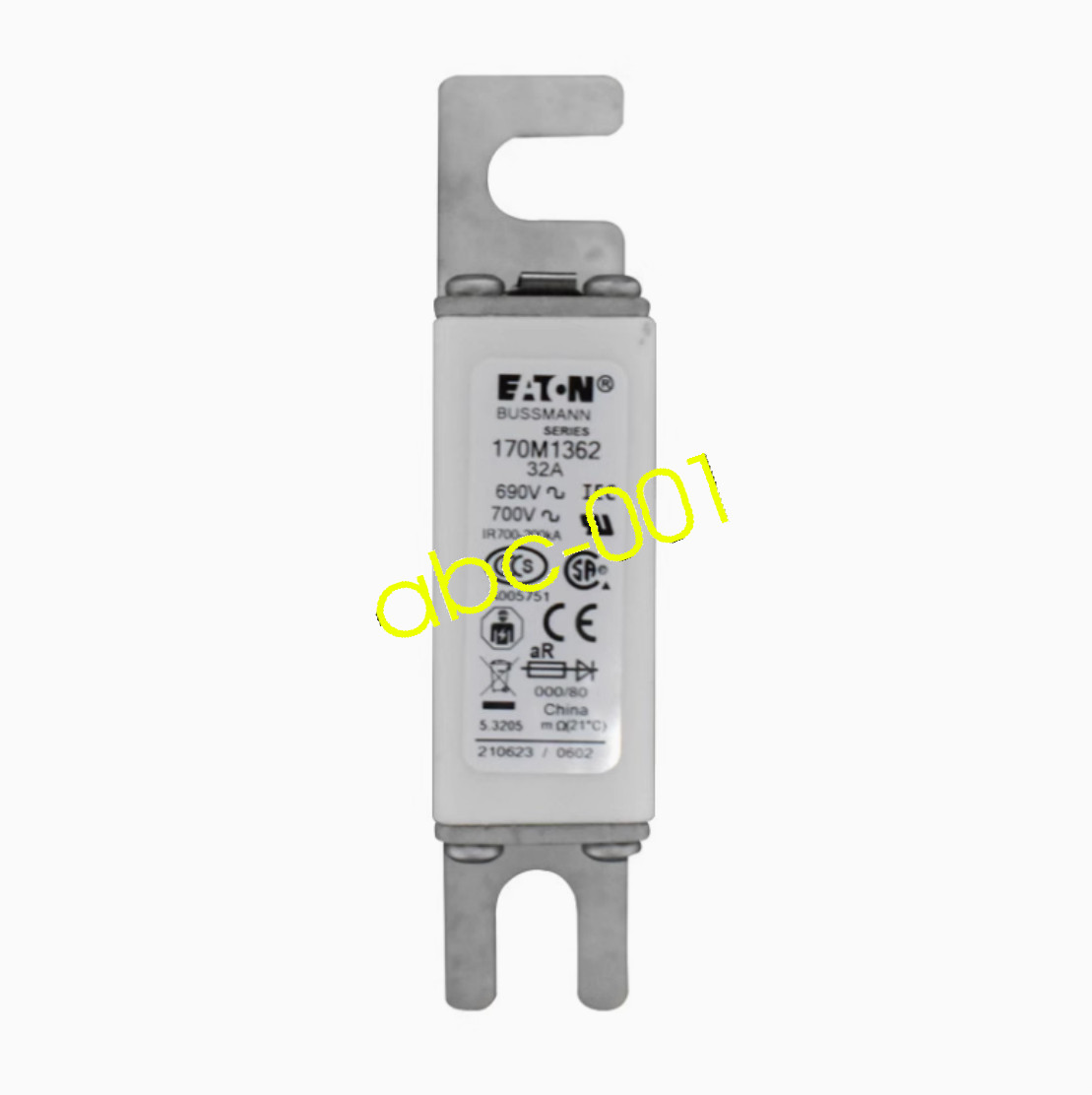 10PCS/1Box New Eaton Moeller Bussmann 170M1362 Fuses 32A 690V In Box Brand