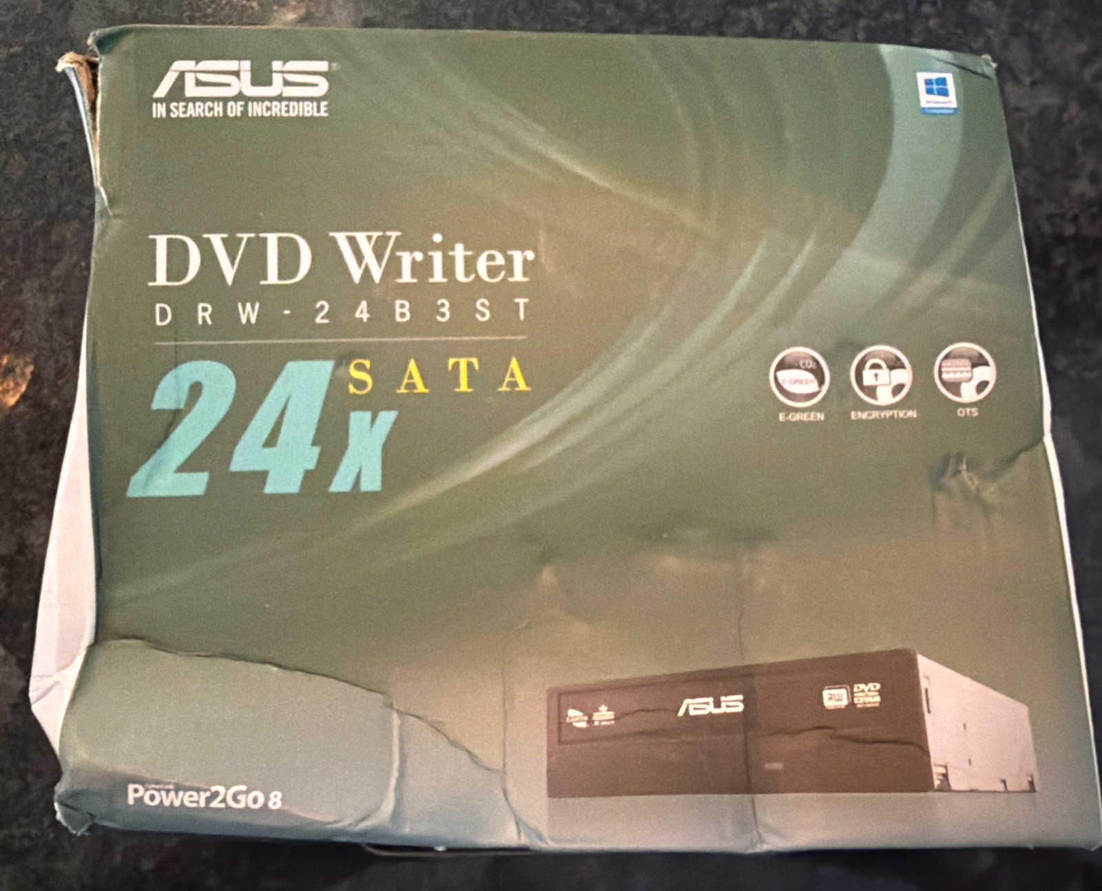 ASUS DRW-24B3ST 24X SATA Internal DVD CD Writer Burner Drive NEW/OPEN BOX