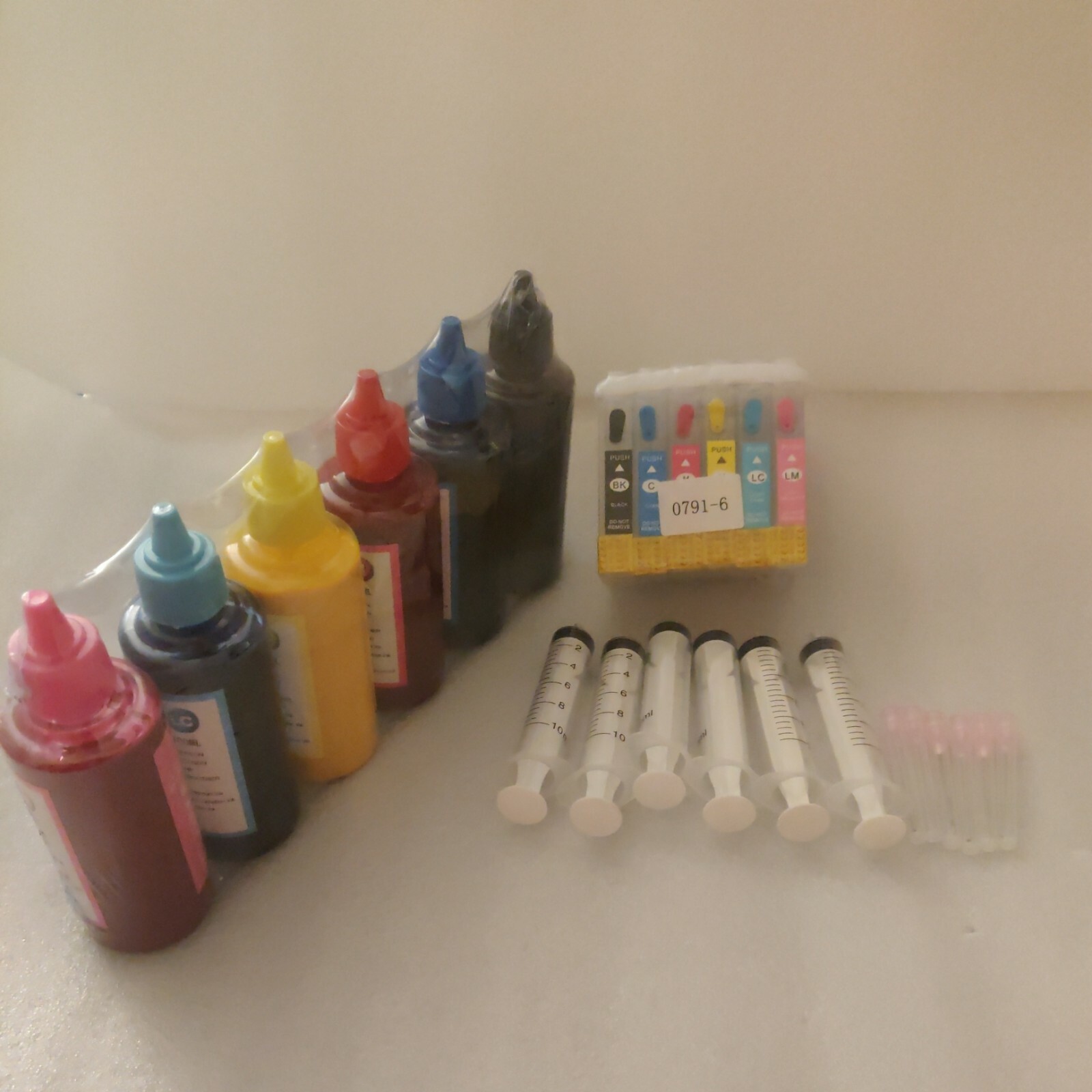 Sublimation Ink & Cartridges T079 for Artisa1430 1400 P50 PX700 800 830  NONOEM 