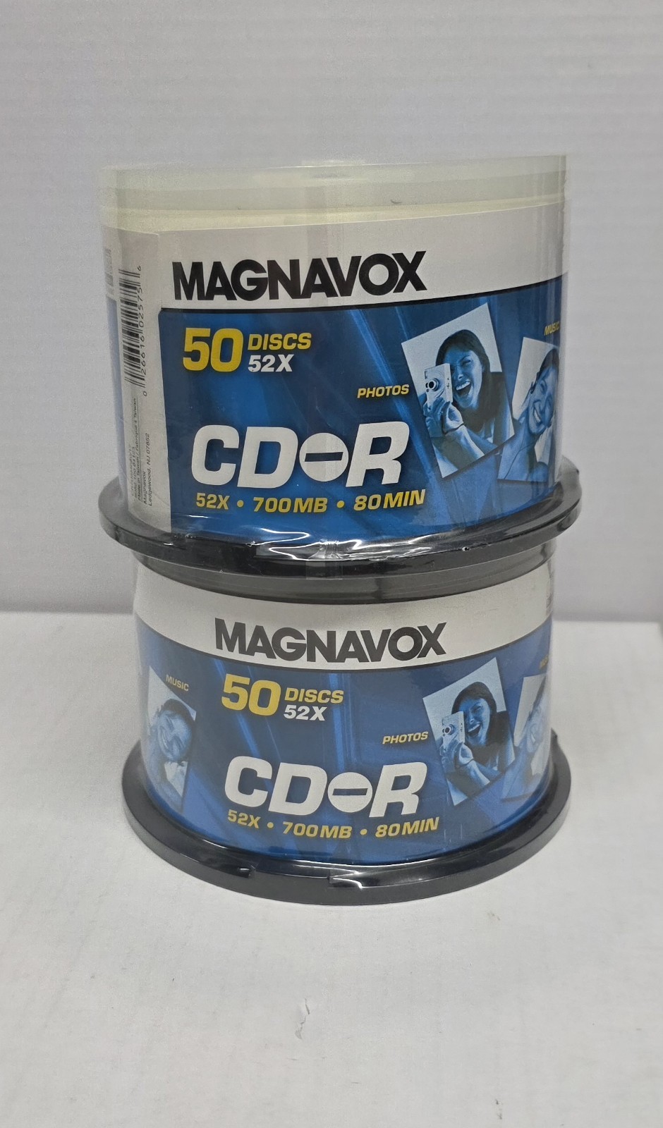 100 MAGNAVOX CD-R Digital Media - 52 X 700mb 80 Min. - Brand New Sealed 