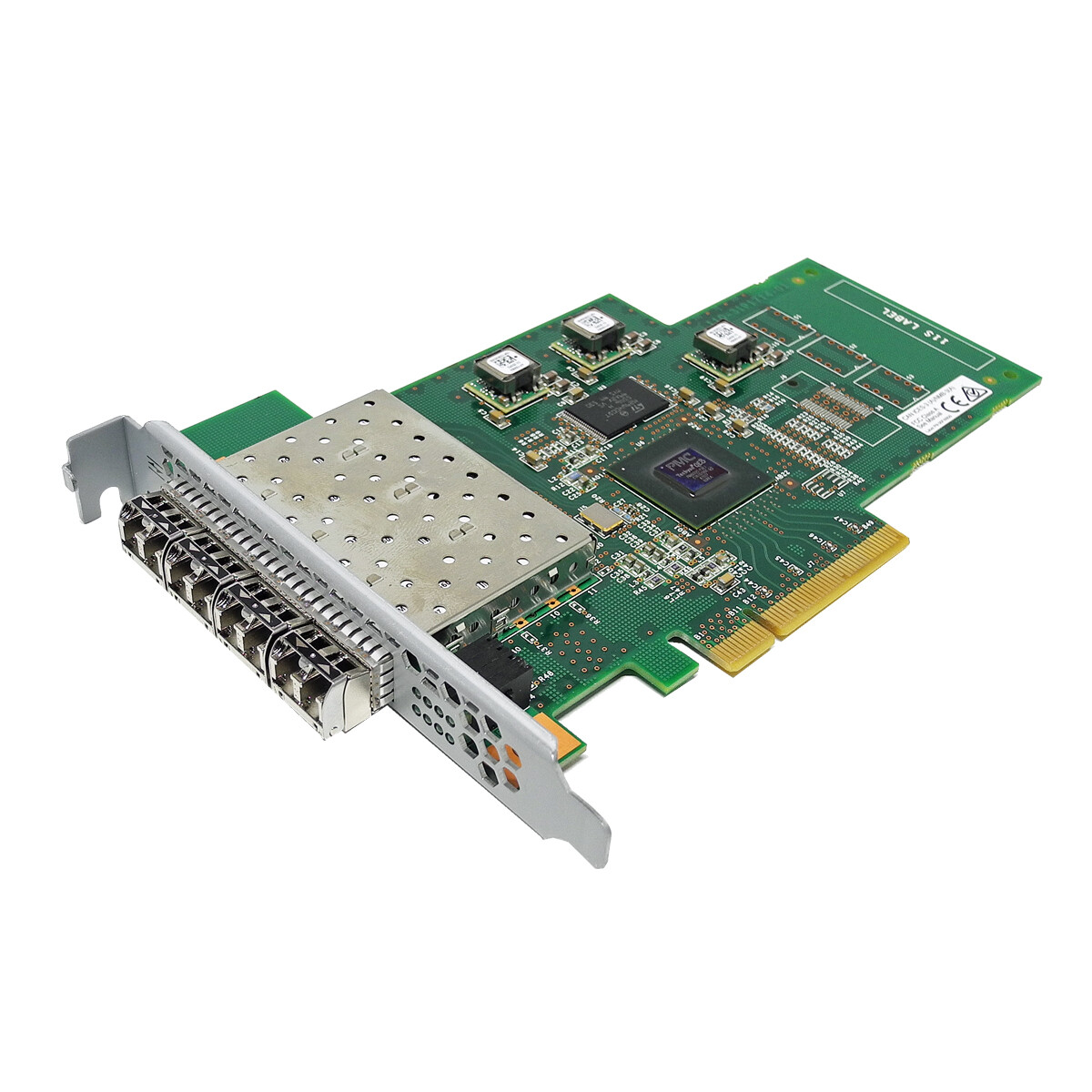 IBM PMC Quad Port 8Gb SFP+ FC PCIe x8 Network Card 31P1811 +4x 8Gb Transceivers