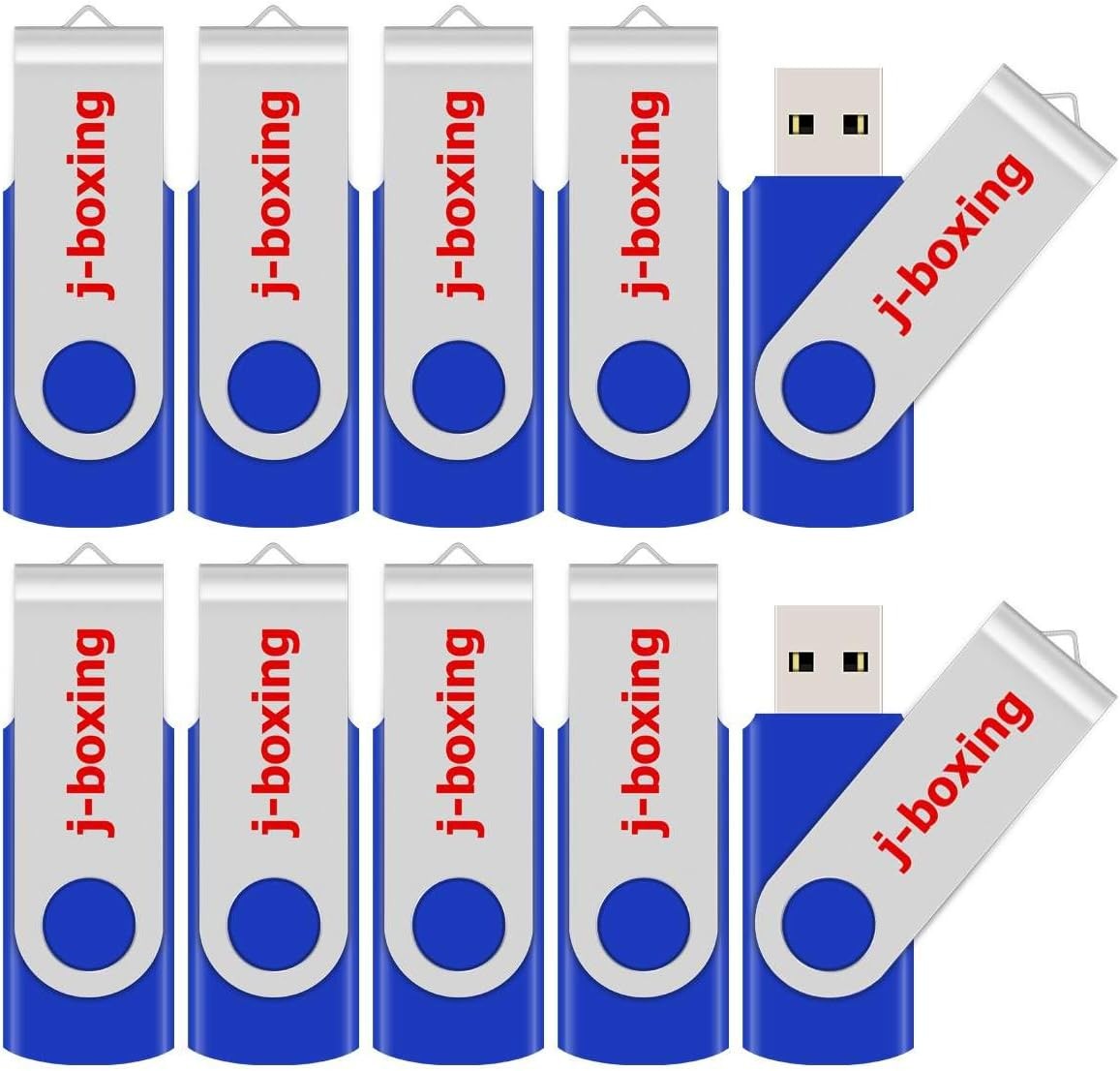 USB Thumb Drive 128MB Metal Swivel USB2.0 Memory Stick Pendrive Wholesale 10PCS