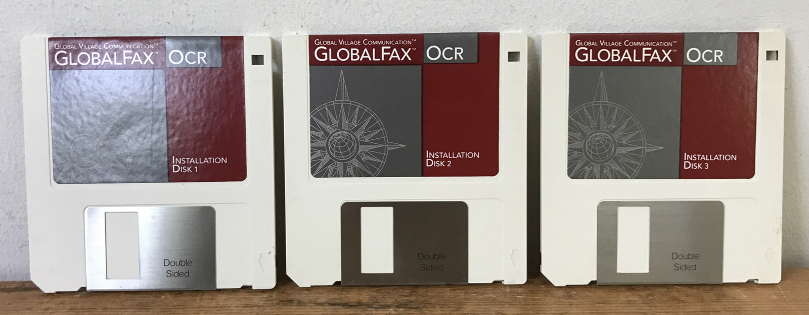 Vtg 1991 Global Village Communication GlobalFax OCR Installation Floppy Disks