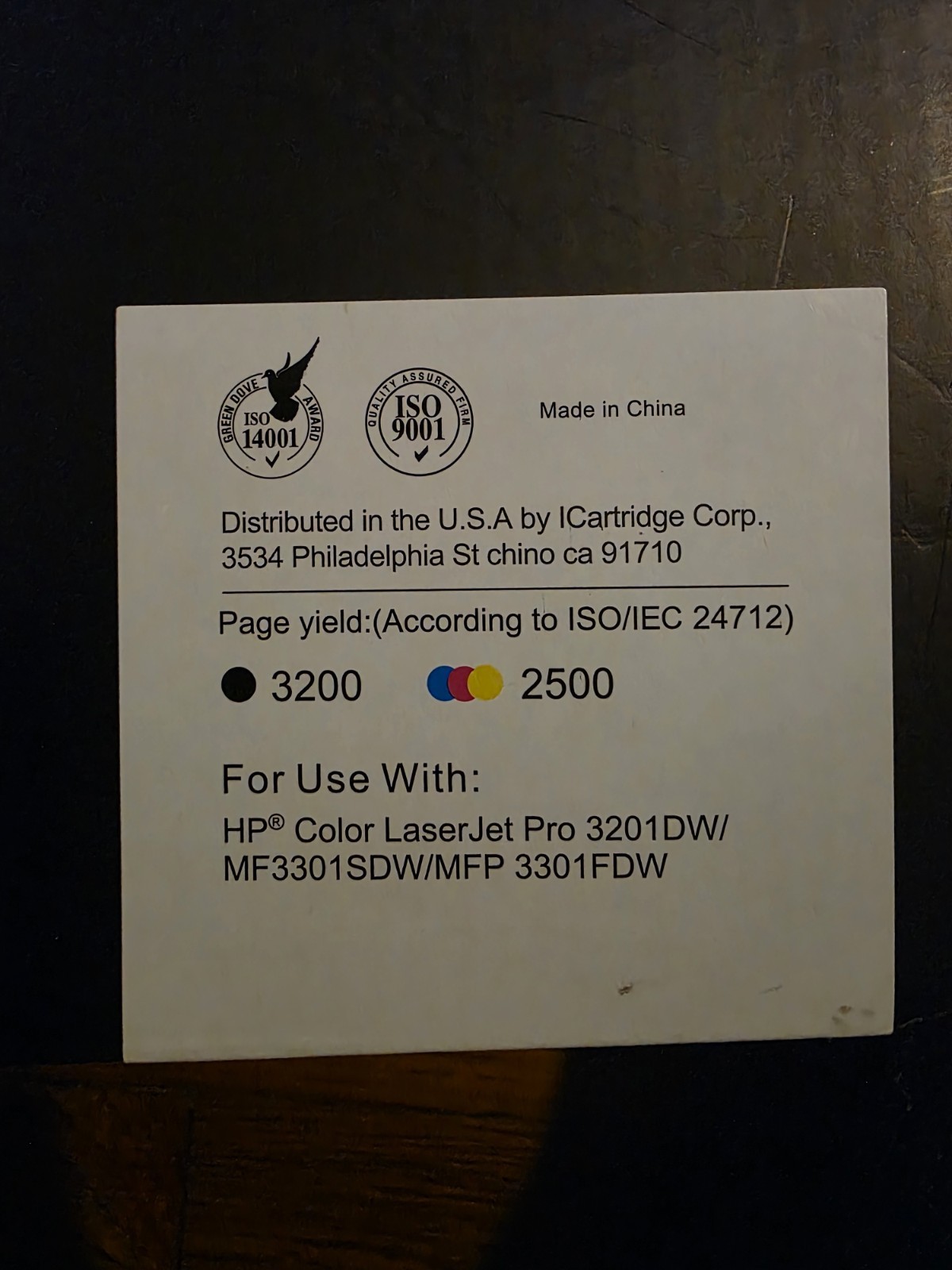 InkNI 218X Toner 4-Pack BCYM for HP 3301FDW 3201DW – No Chip – Open Box New