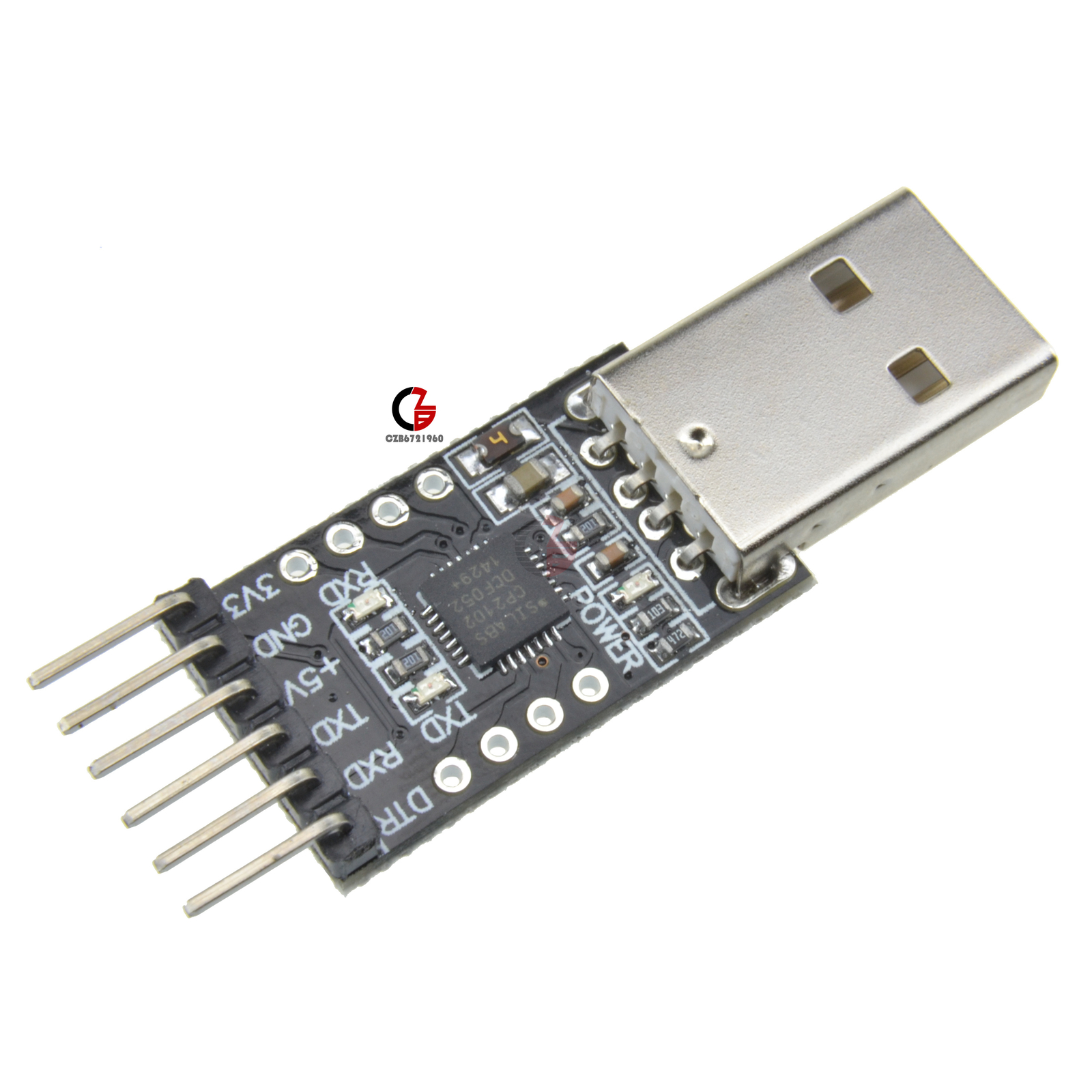 5PCS USB 2.0 to TTL UART 6Pin Adapter Module CP2102 Serial Converter STC