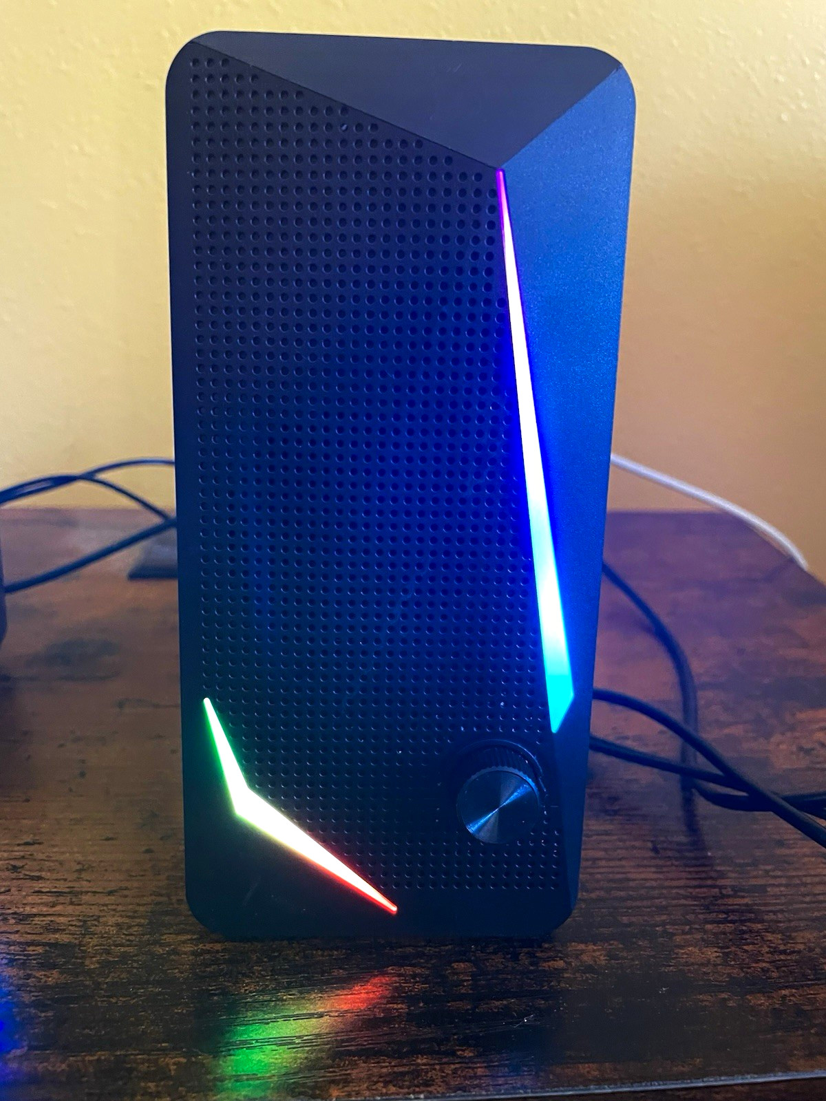 Redragon GS510 RGB Wired Desktop Speakers, 2.0 Channel Stereo Sound, Black