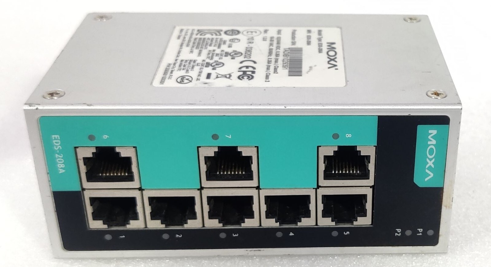 MOXA EDS-208A 8-port unmanaged industrial switch module