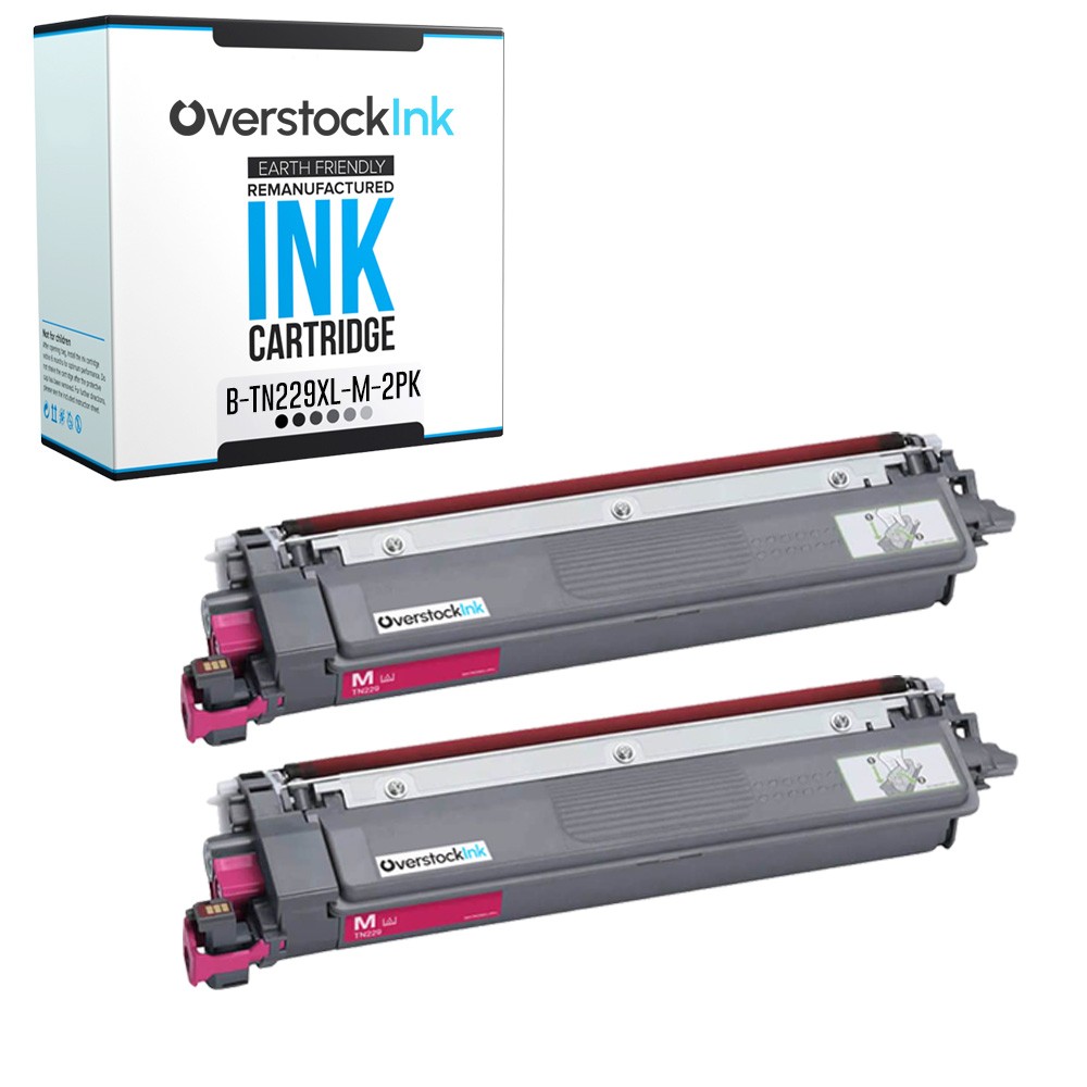 2-Pack Compatible OSI TN-229XL Magenta Toner fits Brother MFC-L3720CDW L3765CDW