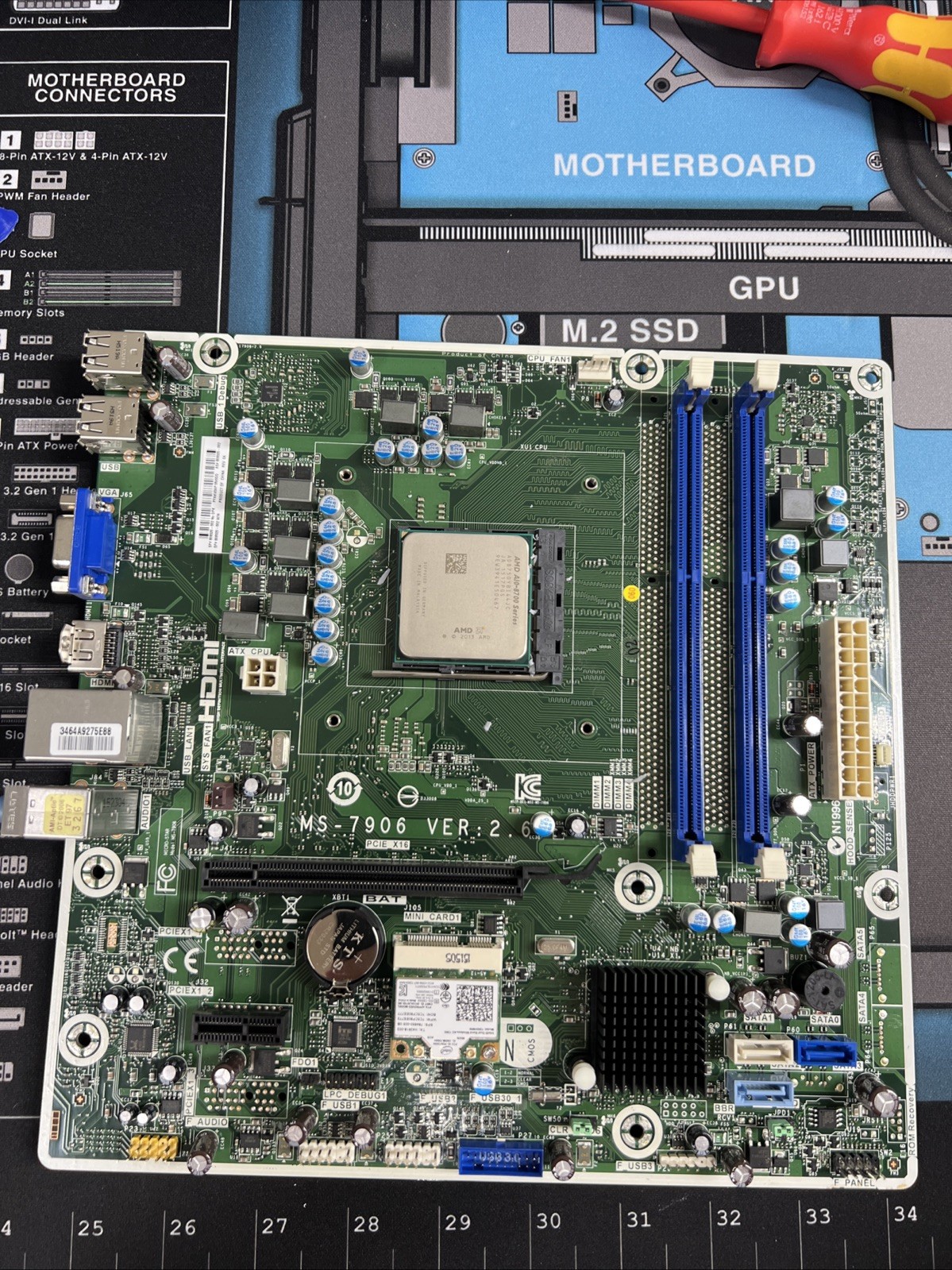 HP MS-7906 VER:2.0 Motherboard For HP Pavilion 500 Desk