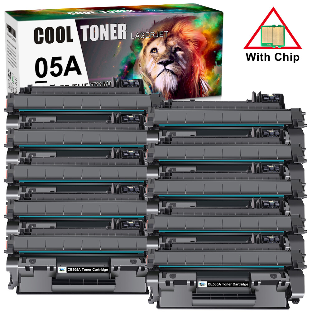 10PK CE505A Toner Cartridge for HP LaserJet P 2035 P2035n P2055dn P2030