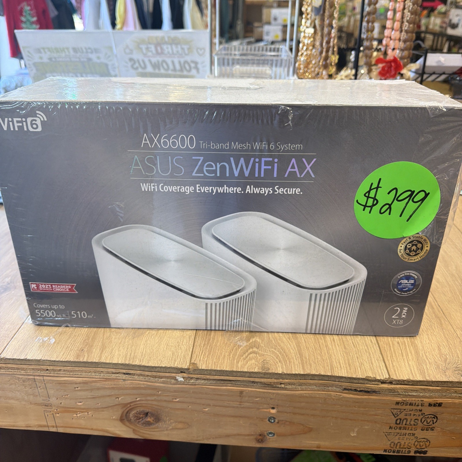 ASUS ZenWiFi AX6600 Tri-Band Mesh WiFi 6 System (XT8 2PK) - Whole Home Coverage