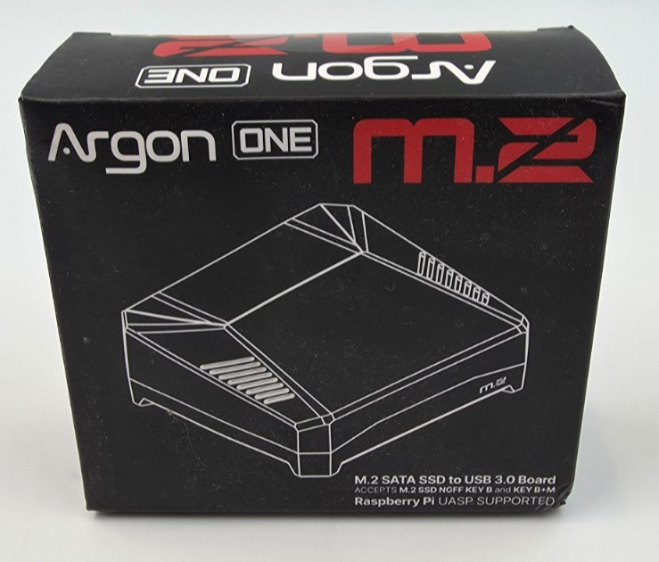 Argon One M.2 - Raspberry Pi 4 - Aluminum Case With M.2 Expansion - NEW -