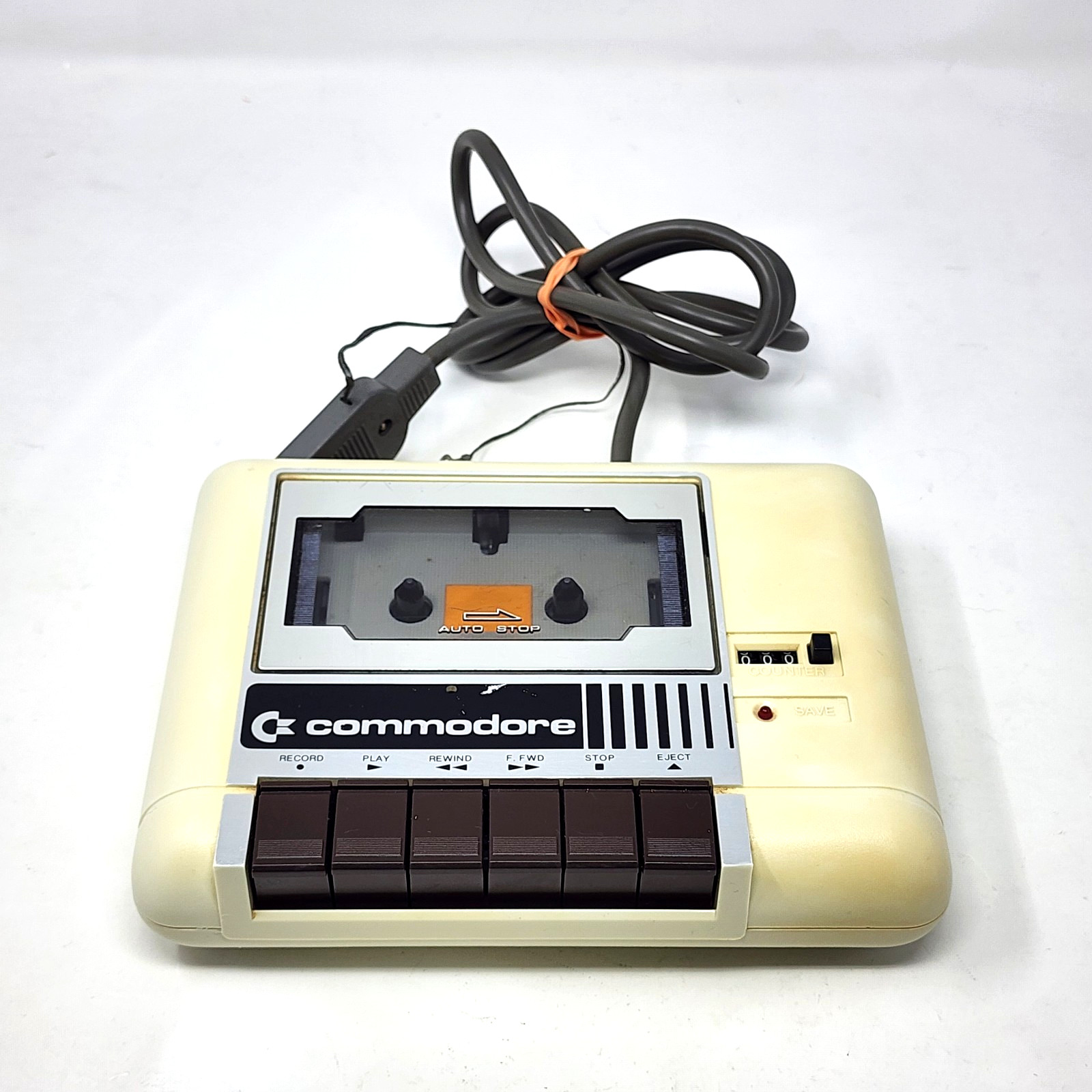 Commodore 64 C64 VIC-20 Datasette Cassette Tape Drive (C2N/1530) TESTED WORKS