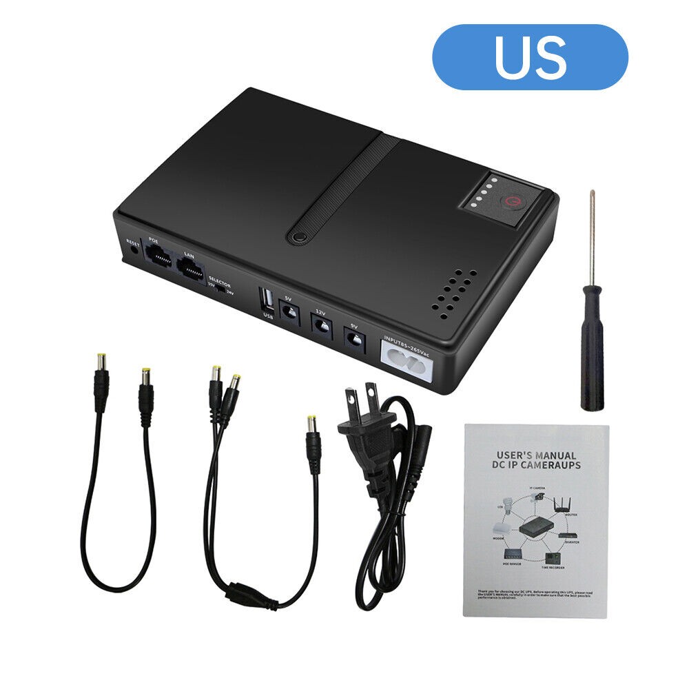 1018L Uninterruptible Power Supply DC Backup UPS Power Router Power Adapter New