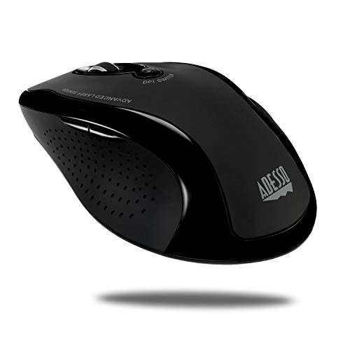 ADESSO - TRU-FORM MEDIA WKB-1500GB ERGONOMIC WIRELESS MEMBRANE KEYBOARD -  BLACK